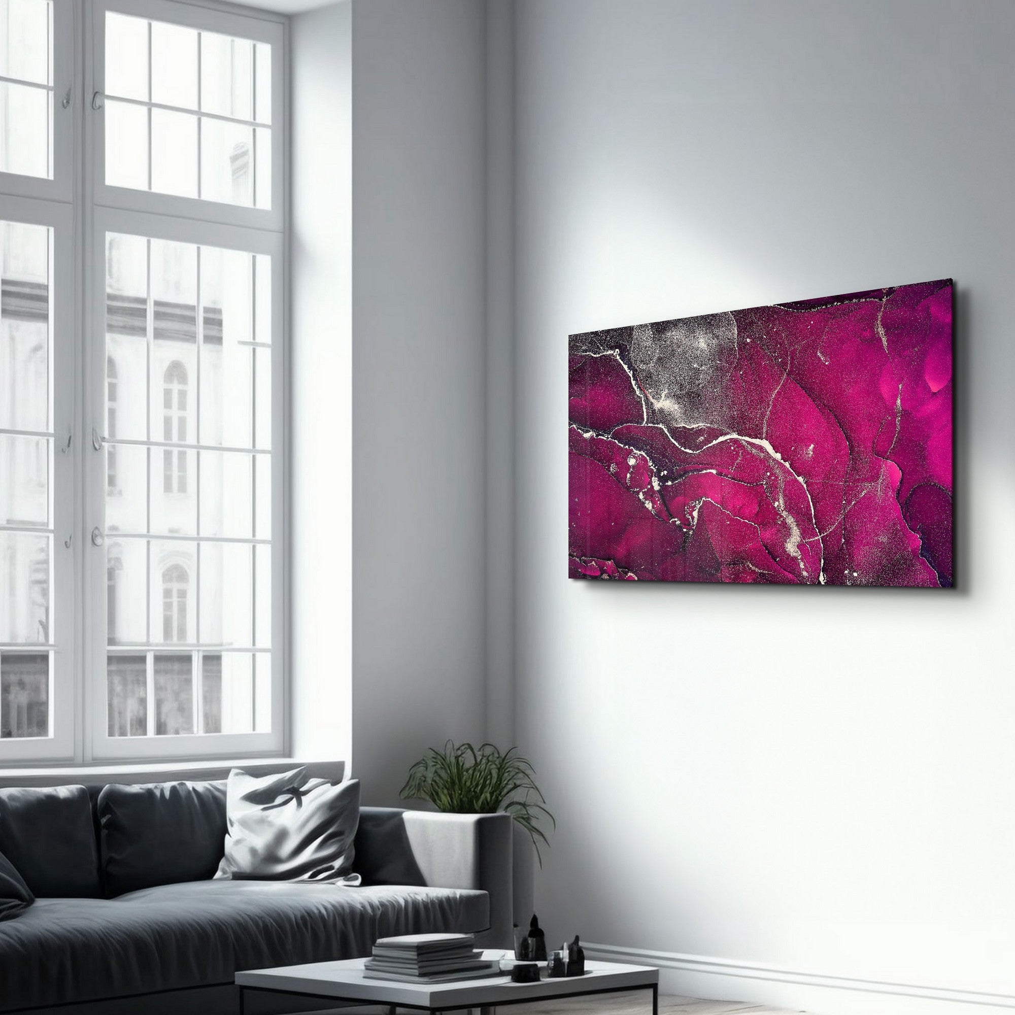 Quadro em Vidro Temperado Multicolor 35 x 55 cm (4 mm) – CAM-2021, Impressão UV