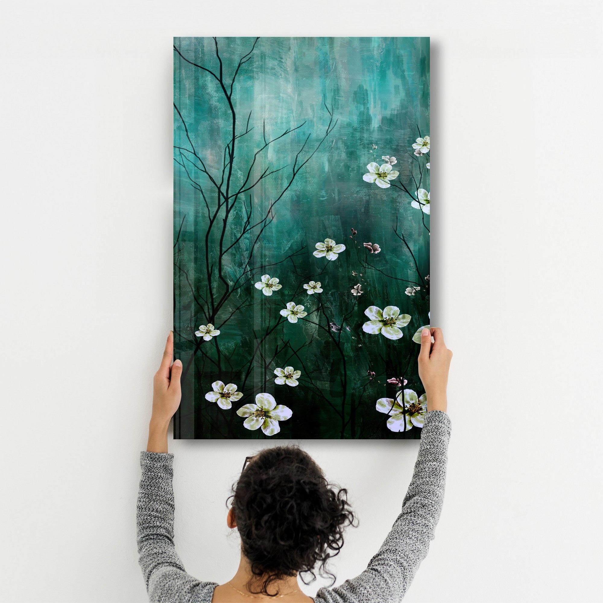 Quadro Decorativo em Vidro Temperado Multicolor 35x55 cm | Impressão UV | 4 mm (Ref. 672BRS1446)