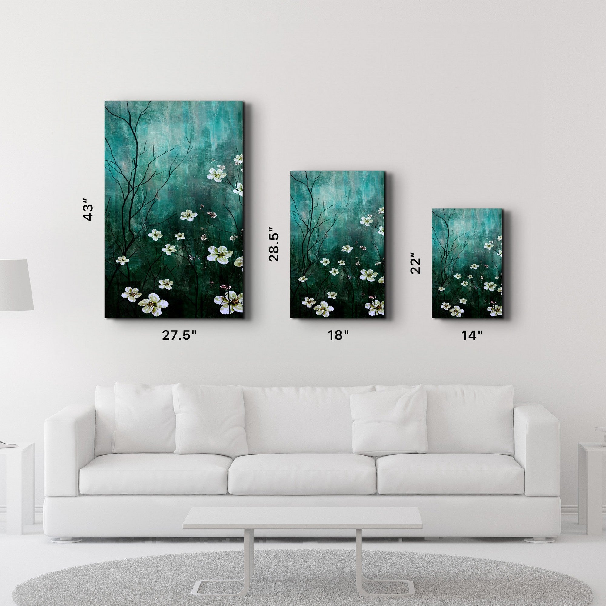 Quadro Decorativo em Vidro Temperado Multicolor 35x55 cm | Impressão UV | 4 mm (Ref. 672BRS1446)