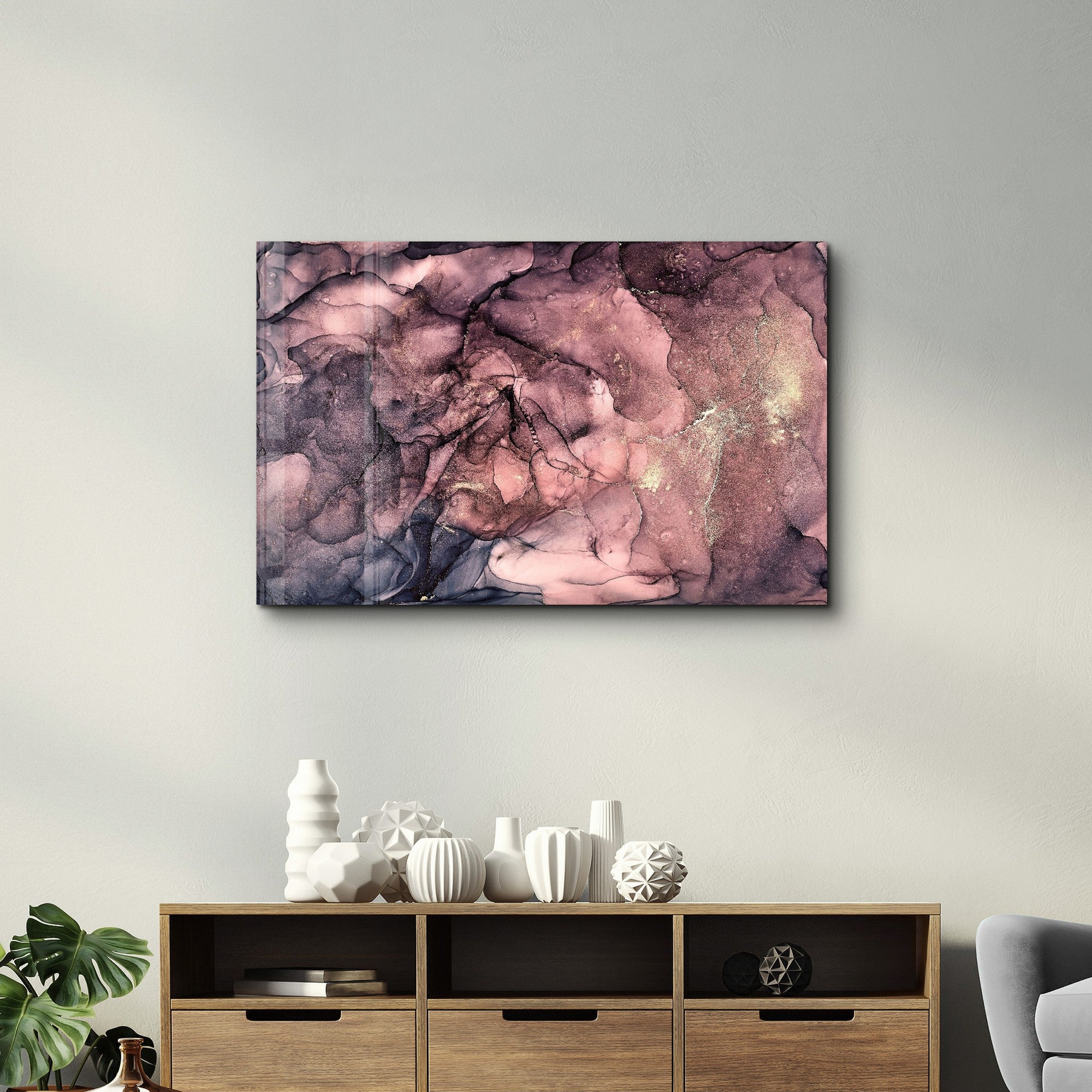 Quadro Decorativo em Vidro Temperado 35 x 55 cm Multicolor (4 mm, Impressão UV) – CAM-2026