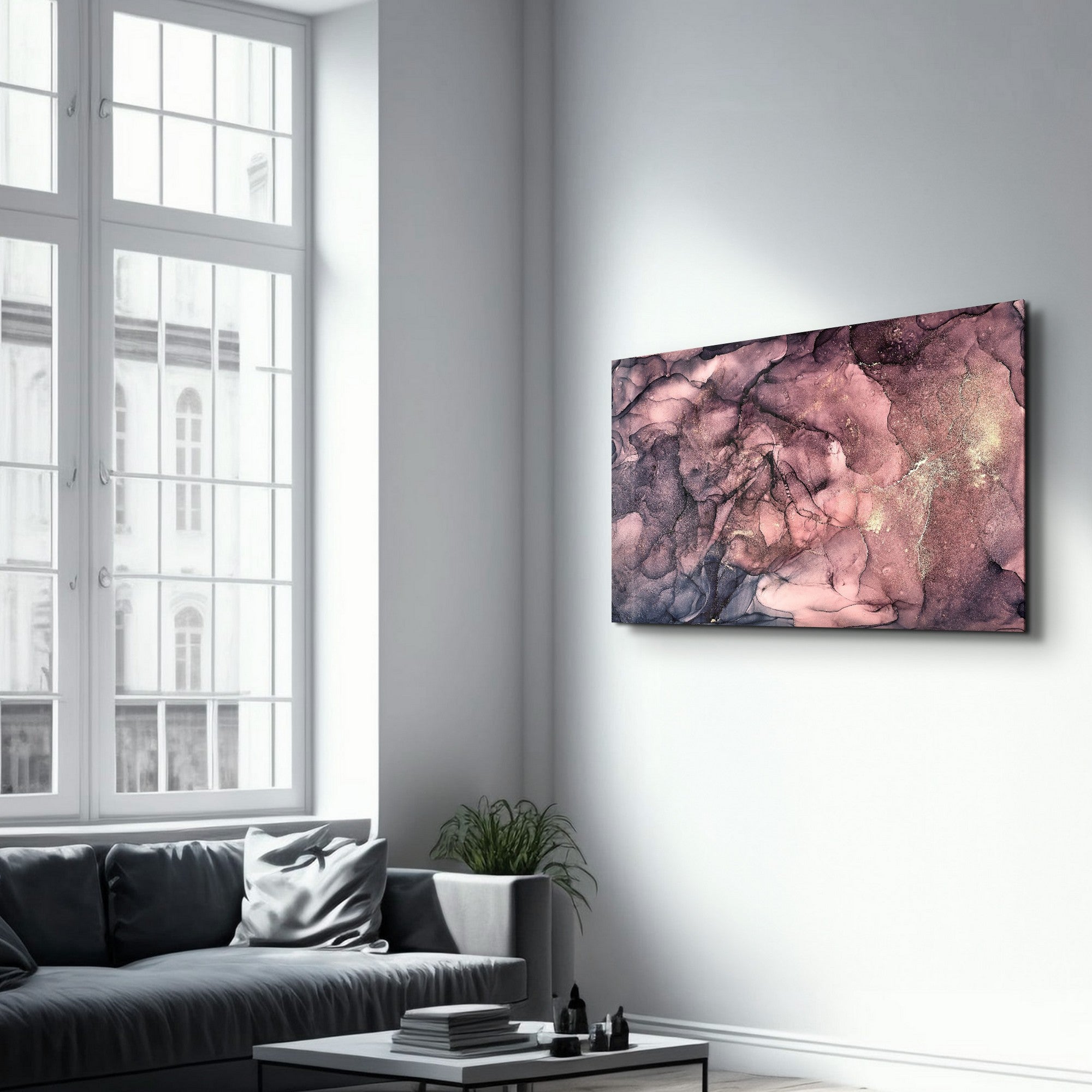 Quadro Decorativo em Vidro Temperado 35 x 55 cm Multicolor (4 mm, Impressão UV) – CAM-2026