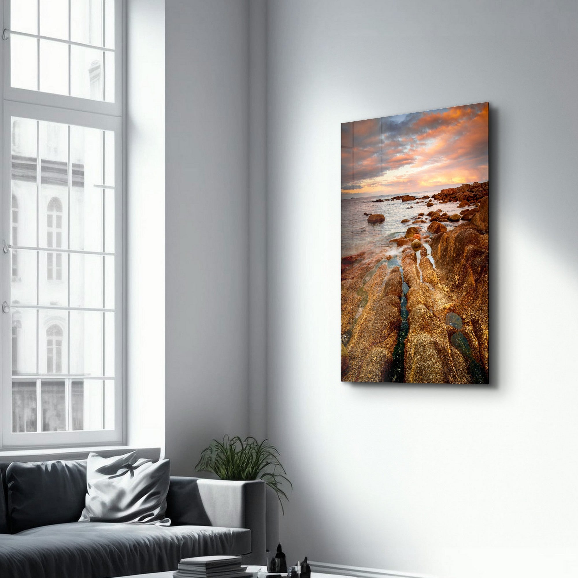 Quadro Decorativo em Vidro Temperado Multicolor 35 x 55 cm (4 mm), Impressão UV – CAM-2035 | 672BRS1479