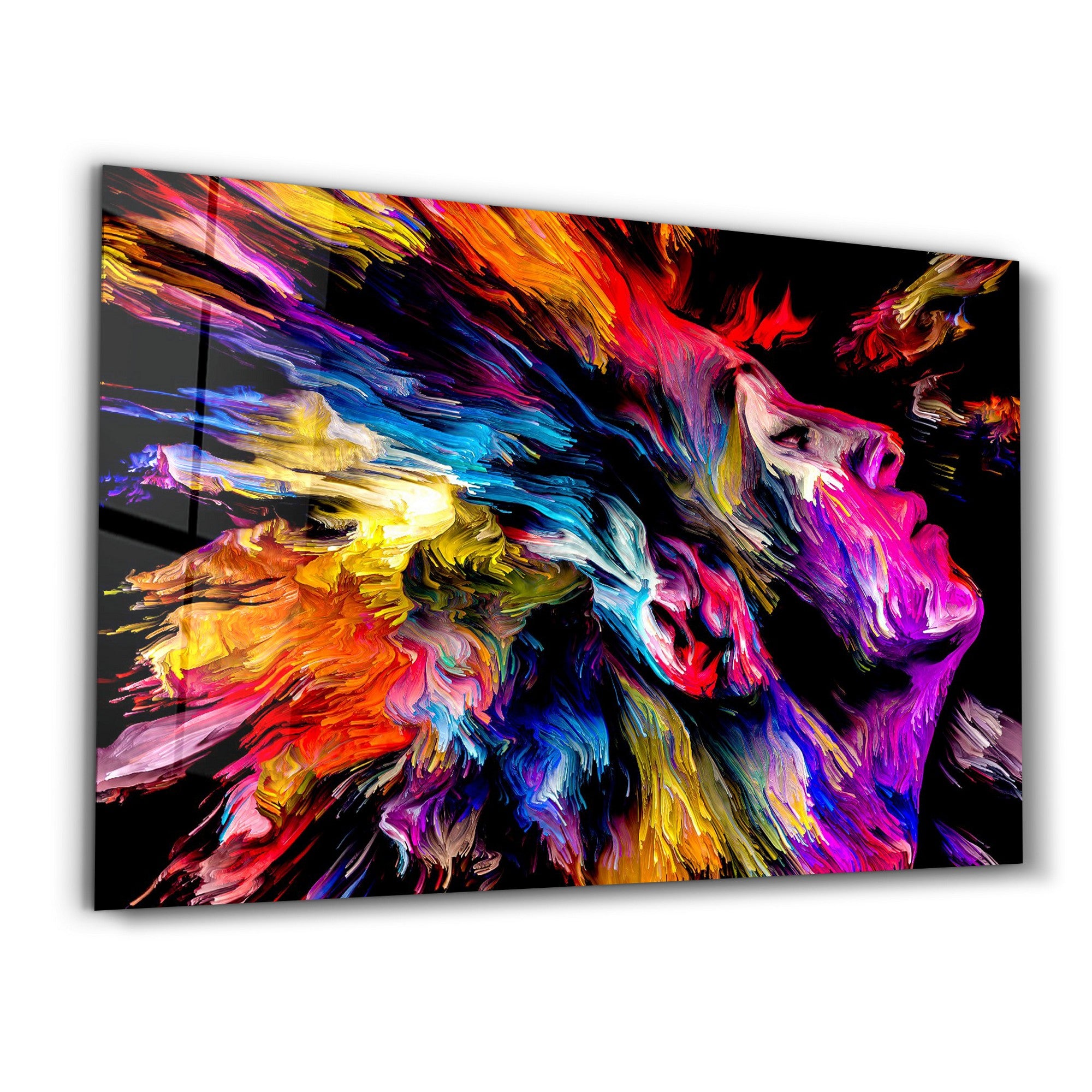 Quadro Decorativo em Vidro Temperado 35 x 55 cm Multicolor CAM-2043 — Impressão UV, 4 mm