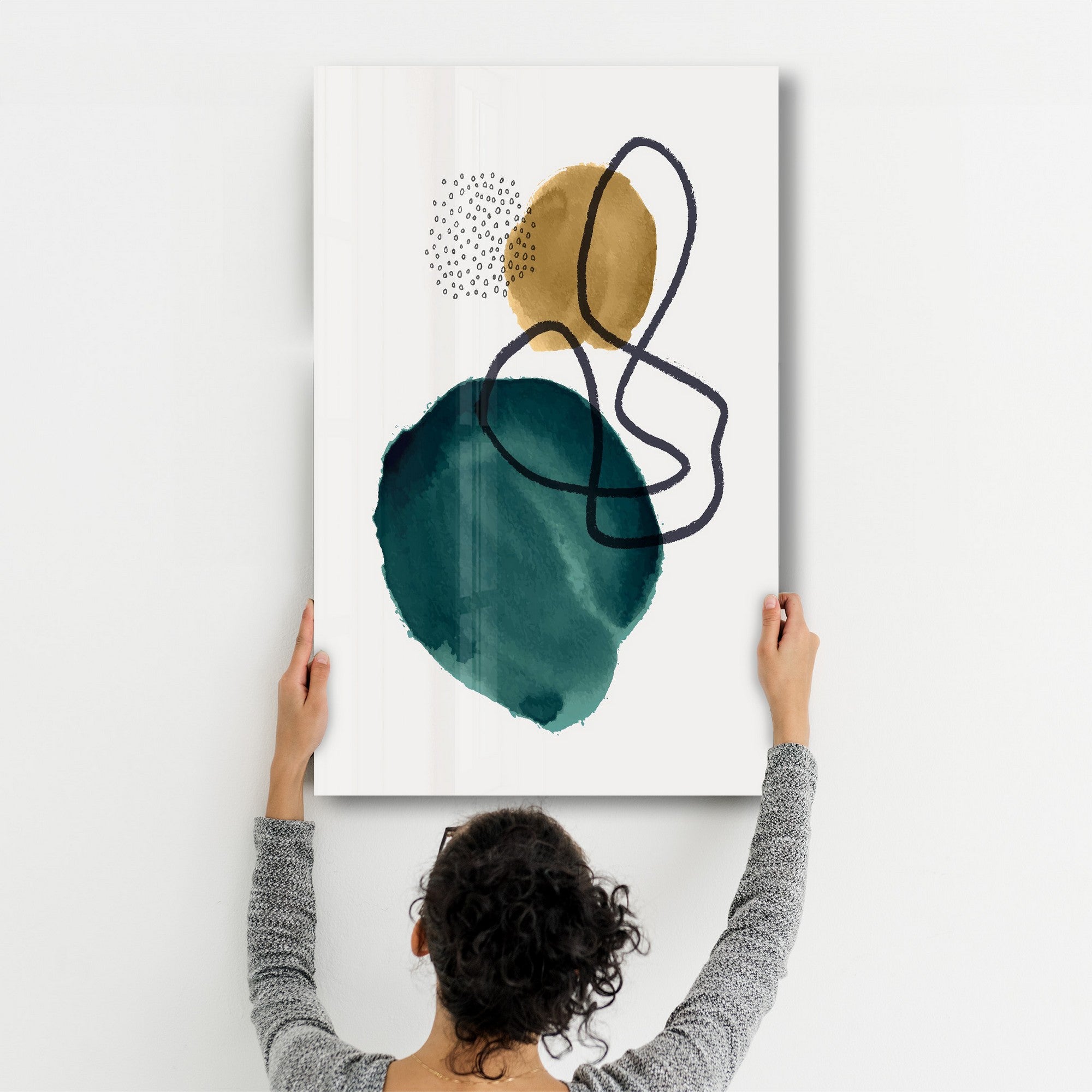 Quadro Decorativo em Vidro Temperado 4 mm, 35 x 55 cm, Multicor – CAM-2060 (Impressão UV) – Ref. 672BRS1545