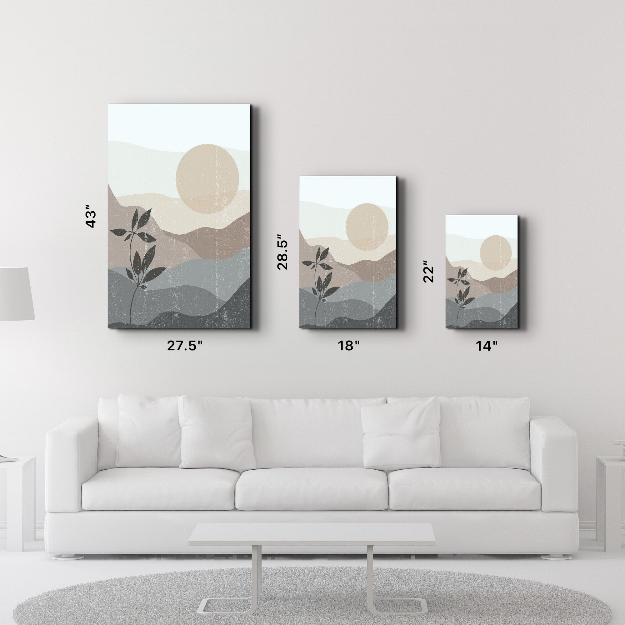 672BRS1573 | Quadro Decorativo em Vidro Temperado CAM-2070, 46 x 72 cm, Multicolor, Impressão UV, 4 mm