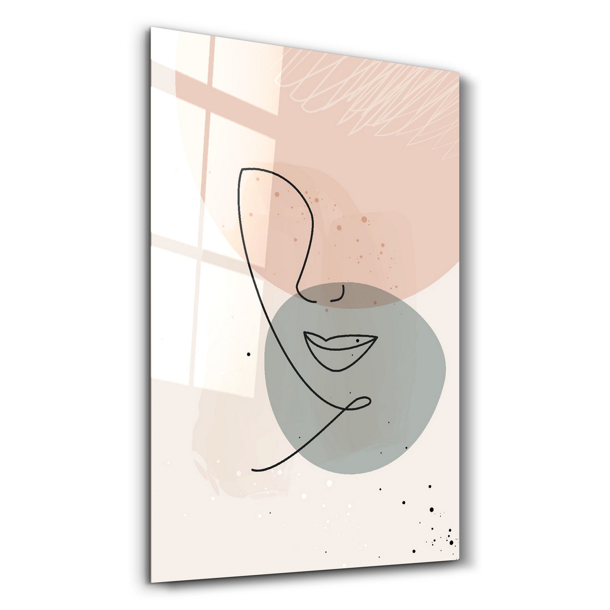 Quadro Decorativo em Vidro Temperado CAM-2077, 35x55 cm, Multicolor, Impressão UV, 4 mm