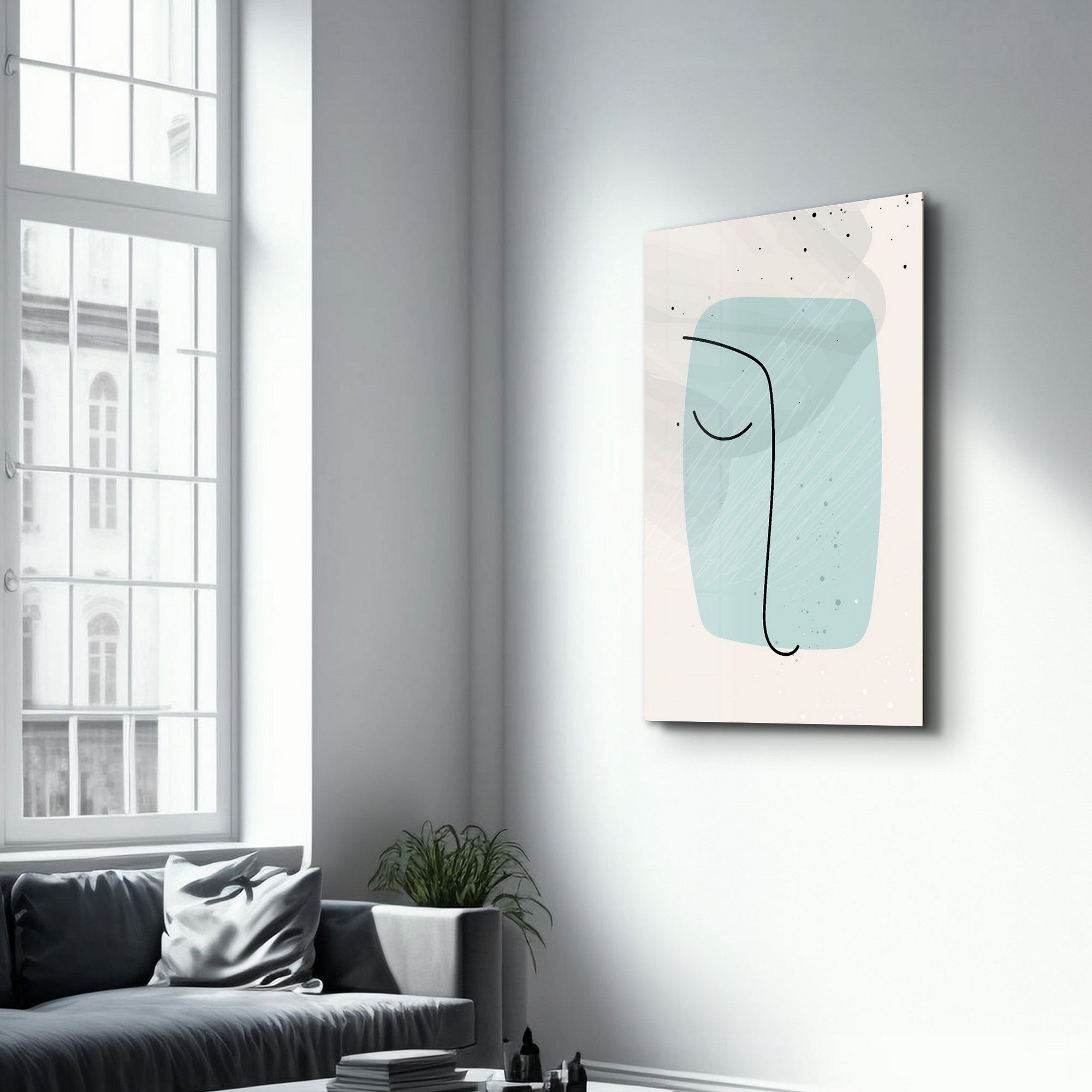 Quadro Decorativo em Vidro Temperado 100% CAM-2081, 35x55 cm, Multicolor, Impressão UV (4 mm)