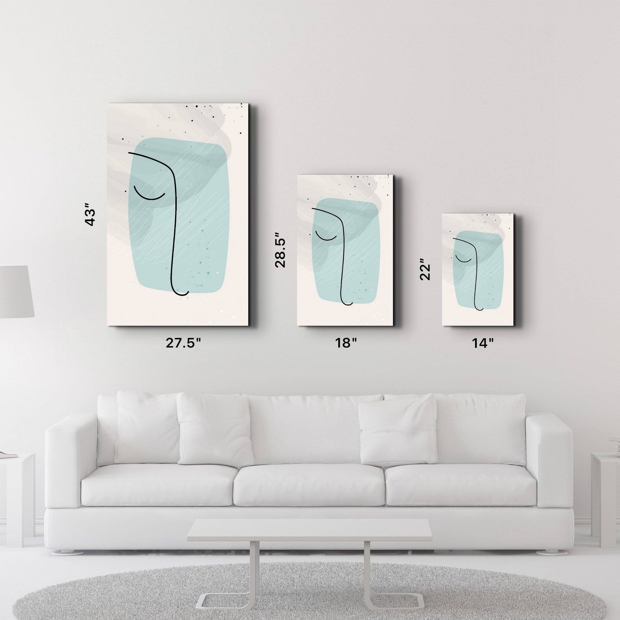 Quadro Decorativo em Vidro Temperado 100% CAM-2081, 35x55 cm, Multicolor, Impressão UV (4 mm)