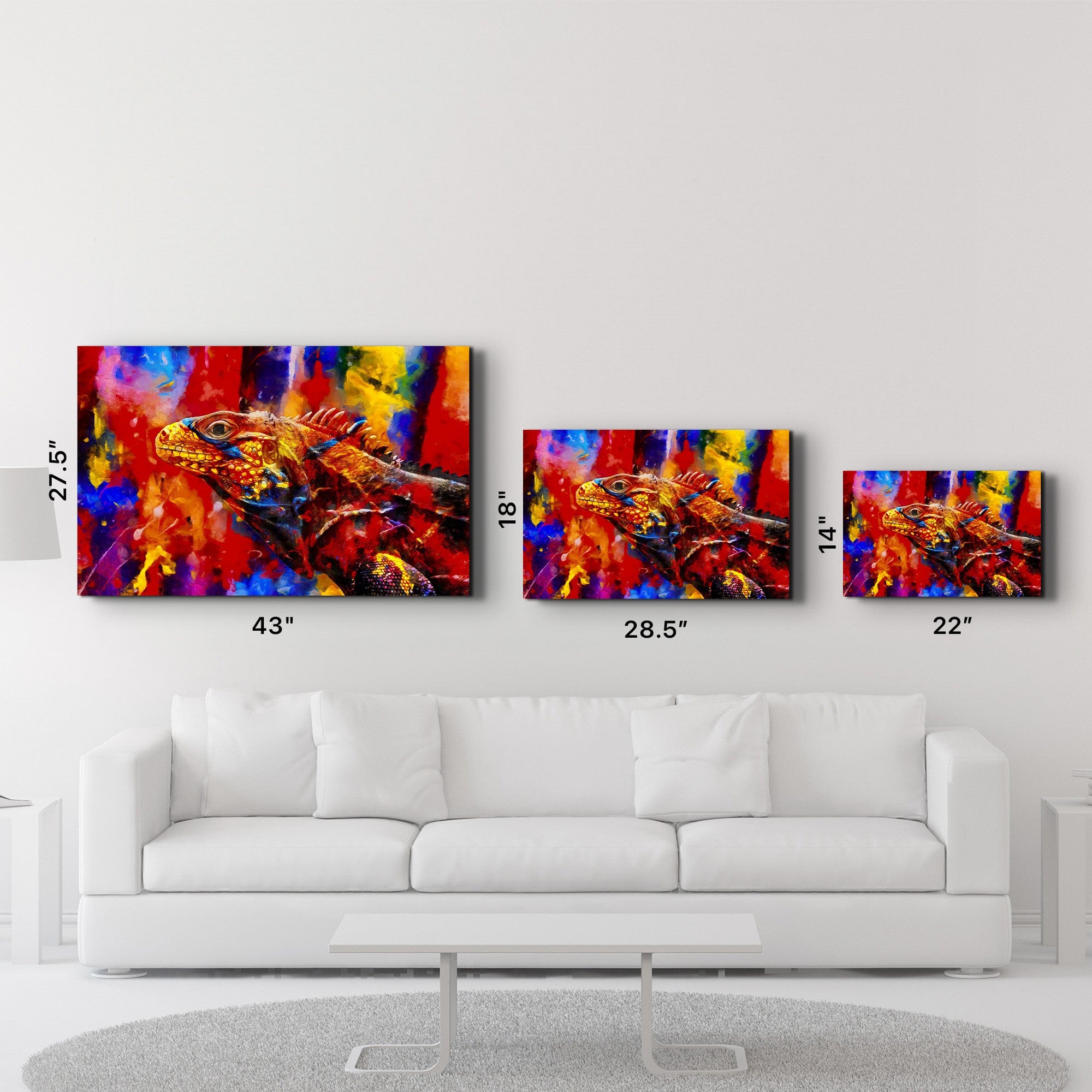 Quadro Decorativo em Vidro Temperado Multicolor 35 x 55 cm (4 mm) – Impressão UV | CAM-2084