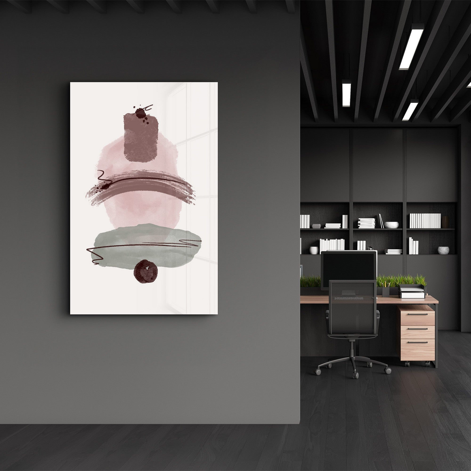 Quadro Decorativo em Vidro Temperado 35x55 cm Multicolor | CAM-2086 | Impressão UV, 4 mm