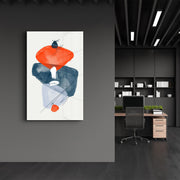 Quadro Decorativo em Vidro Temperado 35x55 cm Multicolor CAM-2088, Impressão UV, 4 mm