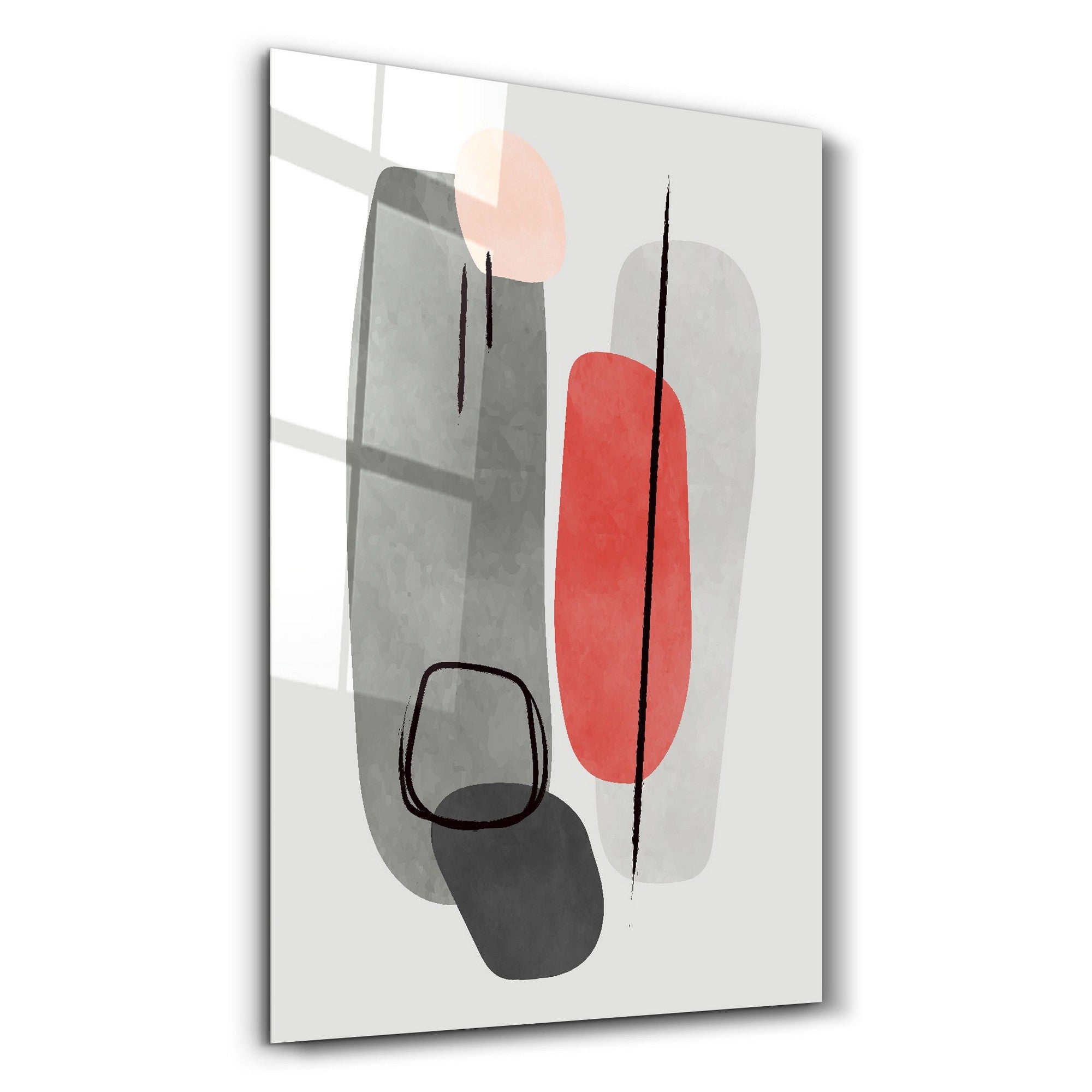 Quadro Decorativo em Vidro Temperado 35x55 cm Multicolor – CAM-2089, Impressão UV, Espessura 4 mm