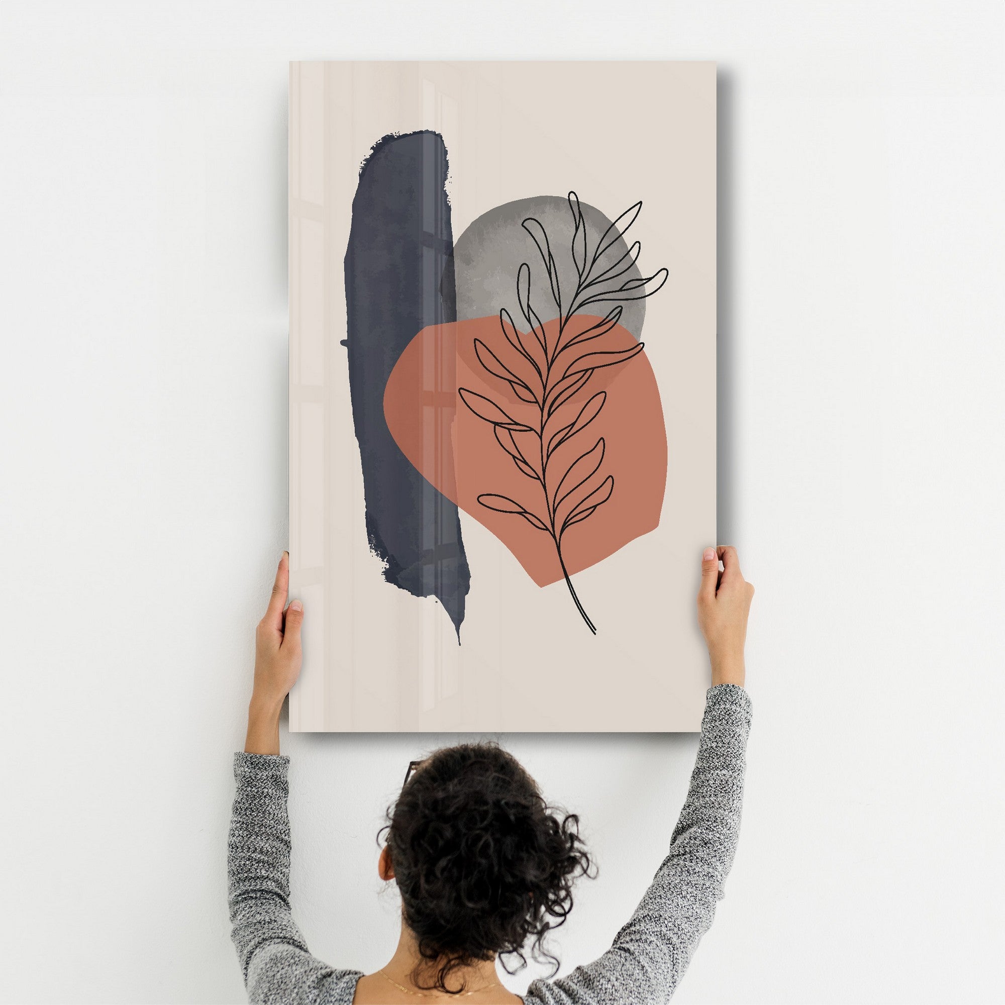 Quadro Decorativo em Vidro Temperado 35x55 cm, Multicolor – CAM-2093