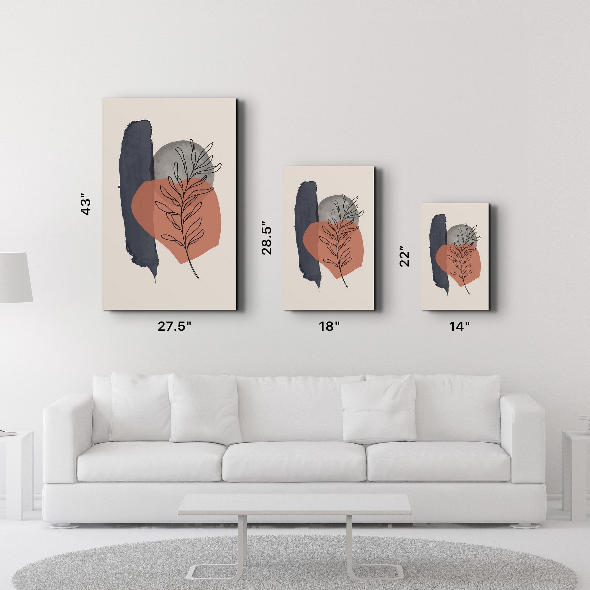 Quadro Decorativo em Vidro Temperado 35x55 cm, Multicolor – CAM-2093