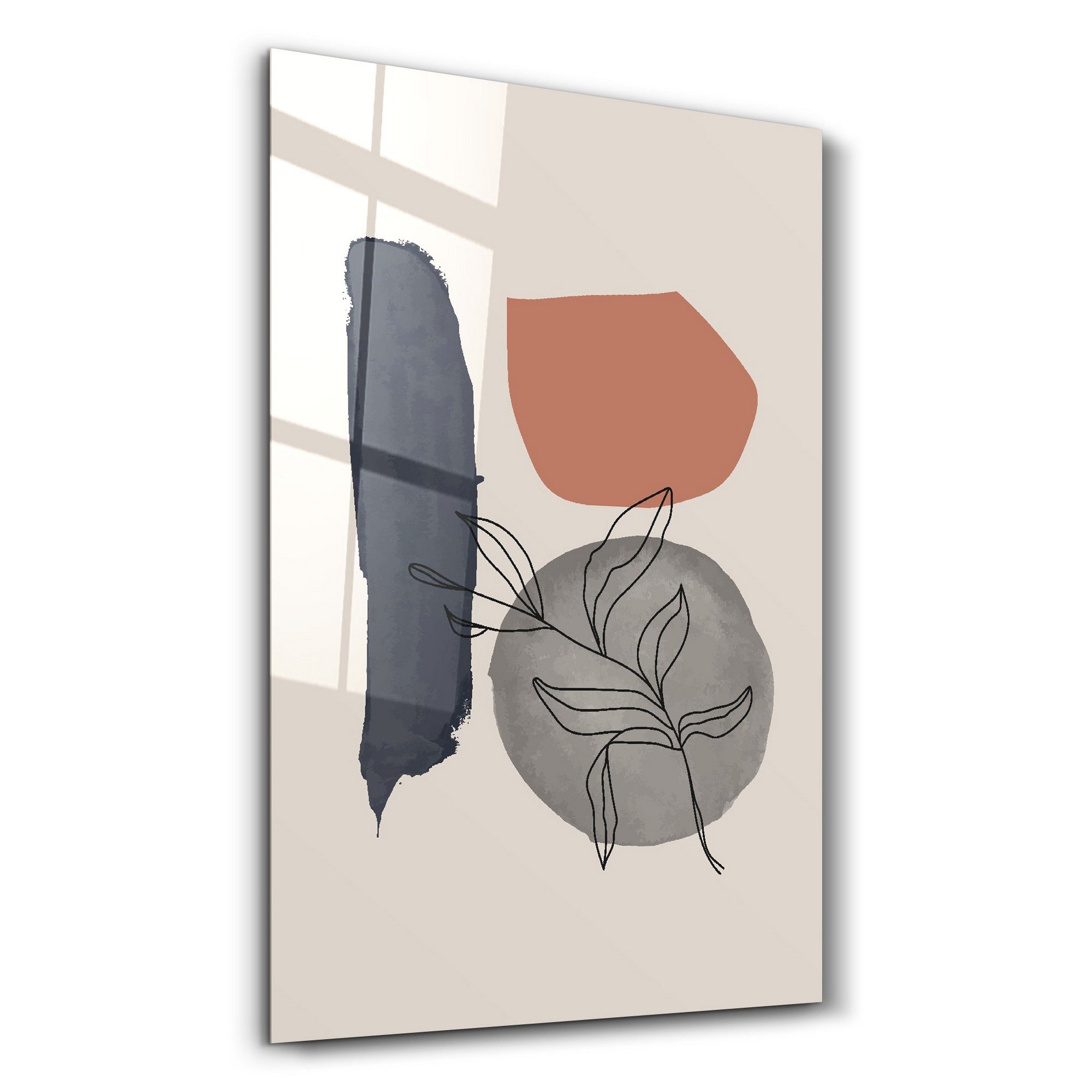 Quadro Decorativo em Vidro Temperado 35 x 55 cm Multicolorido – CAM-2094, Impressão UV, 4 mm