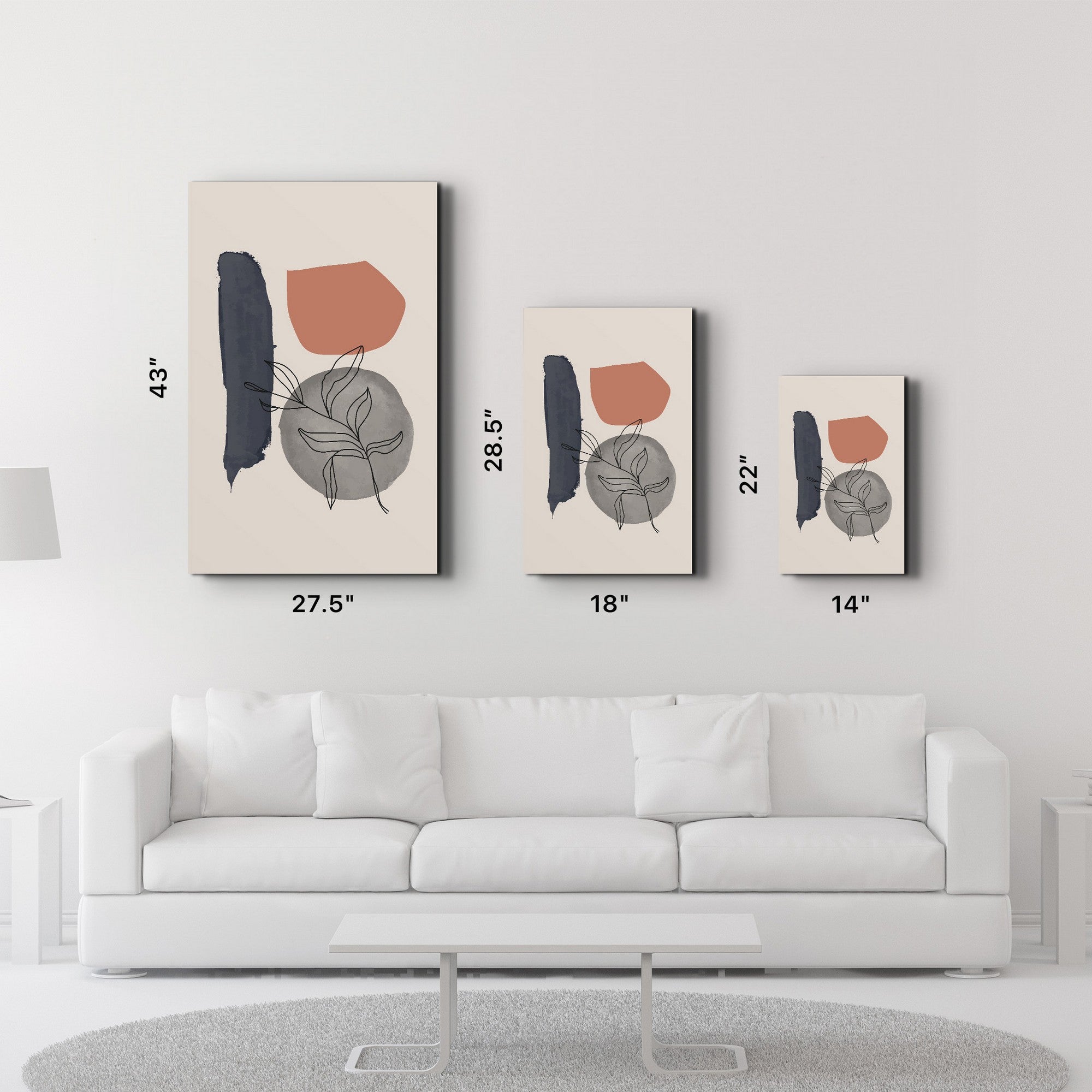 Quadro Decorativo em Vidro Temperado 35 x 55 cm Multicolorido – CAM-2094, Impressão UV, 4 mm