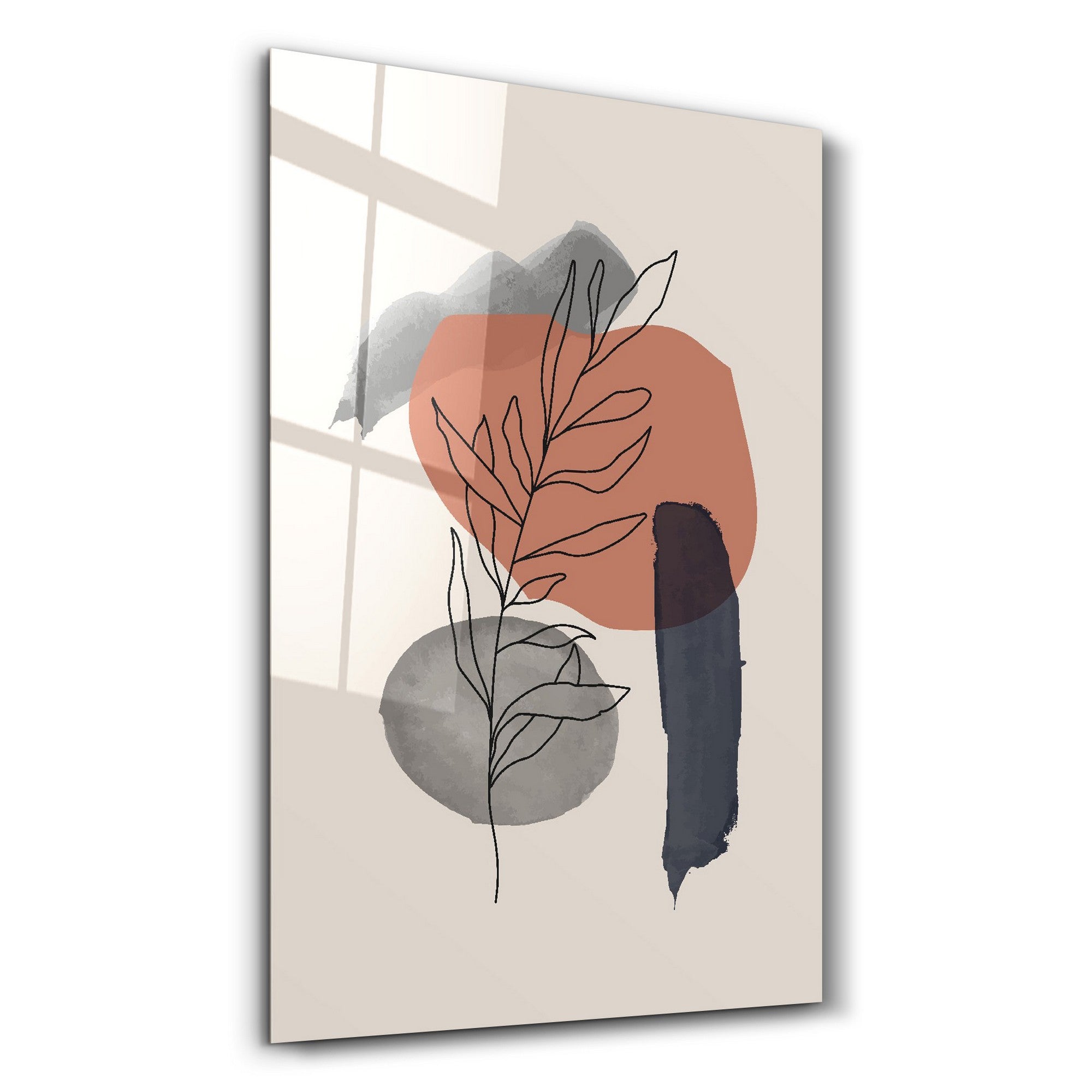 Quadro Decorativo em Vidro Temperado CAM-2095 (35 x 55 cm), Multicolor, Impressão UV, 4 mm