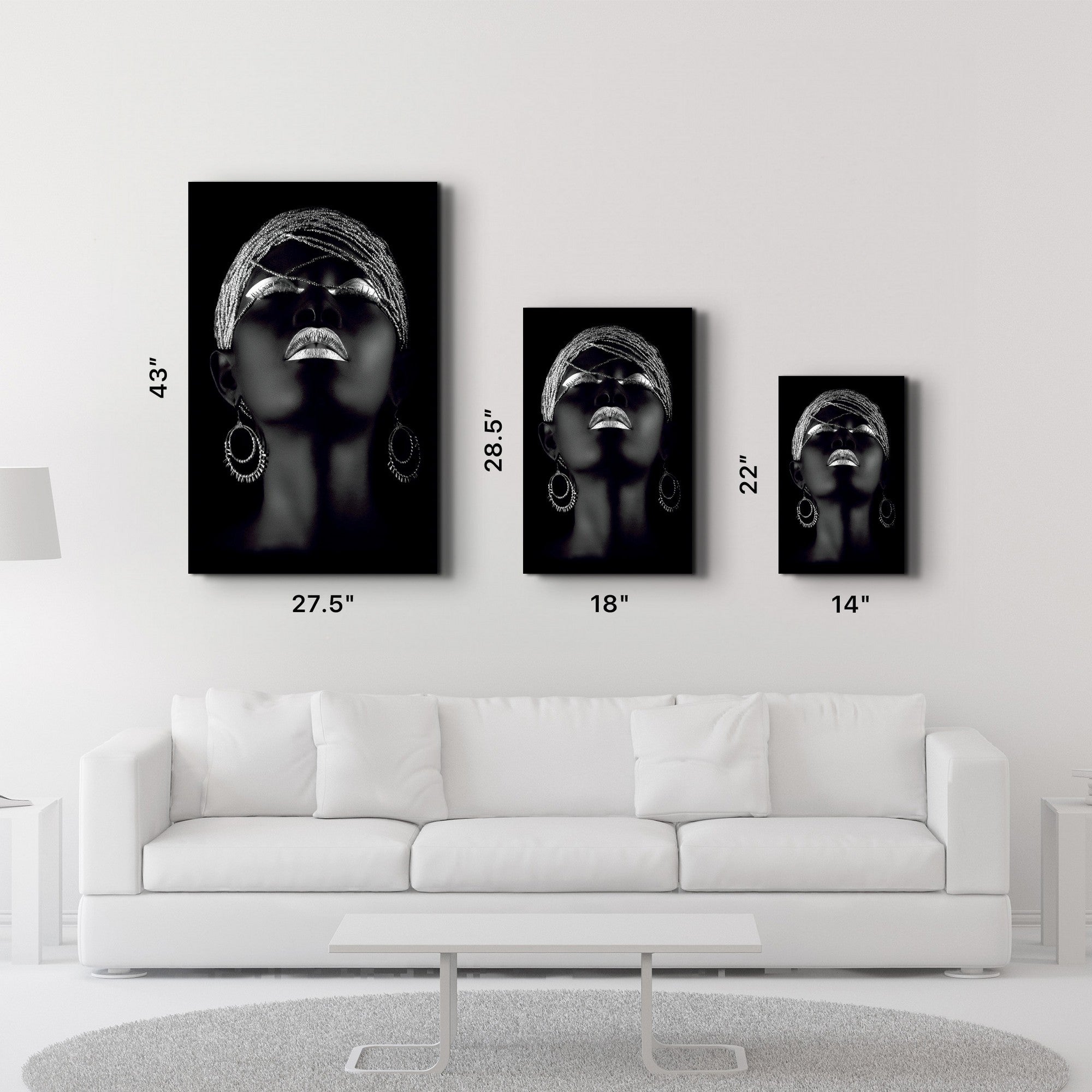 Quadro Decorativo em Vidro Temperado 4 mm 35x55 cm, Multicolor, Impressão UV | CAM-3002