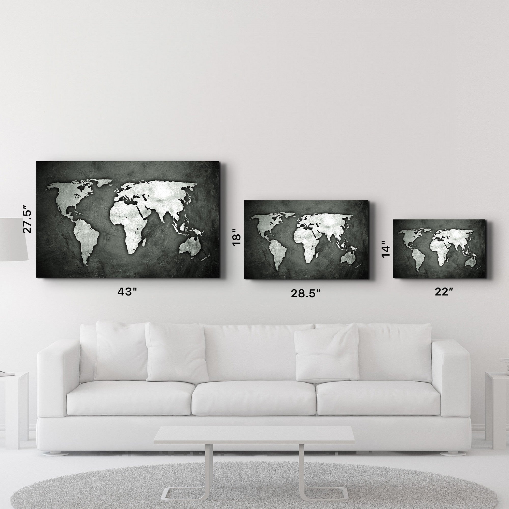 Quadro Decorativo em Vidro Temperado 100% 35x55 cm, Multicolor, Impressão UV (4 mm) – CAM-3015