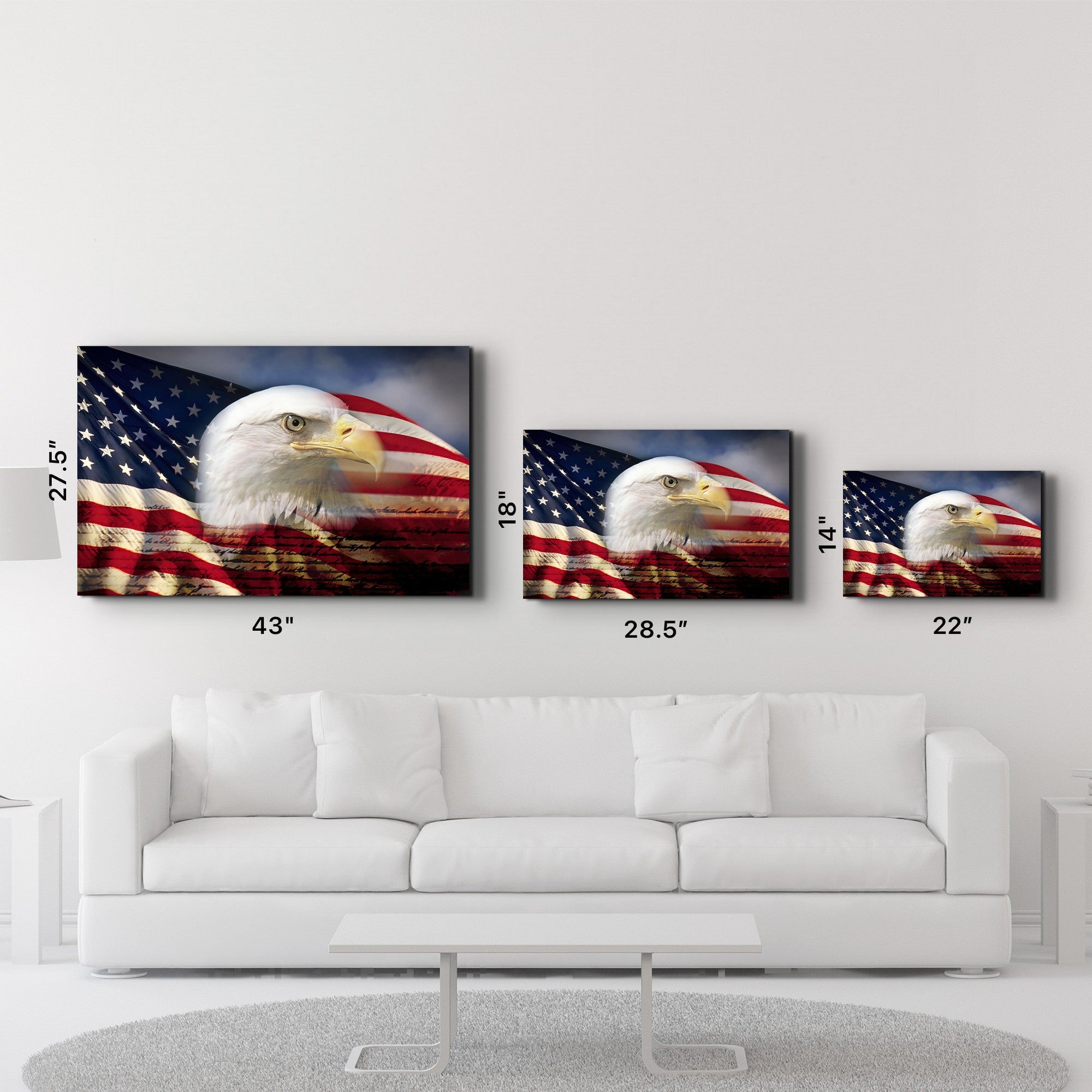 Quadro Decorativo em Vidro Temperado CAM-3026 35 x 55 cm, Multicolor, Impressão UV, Vidro 100% Temperado 4 mm