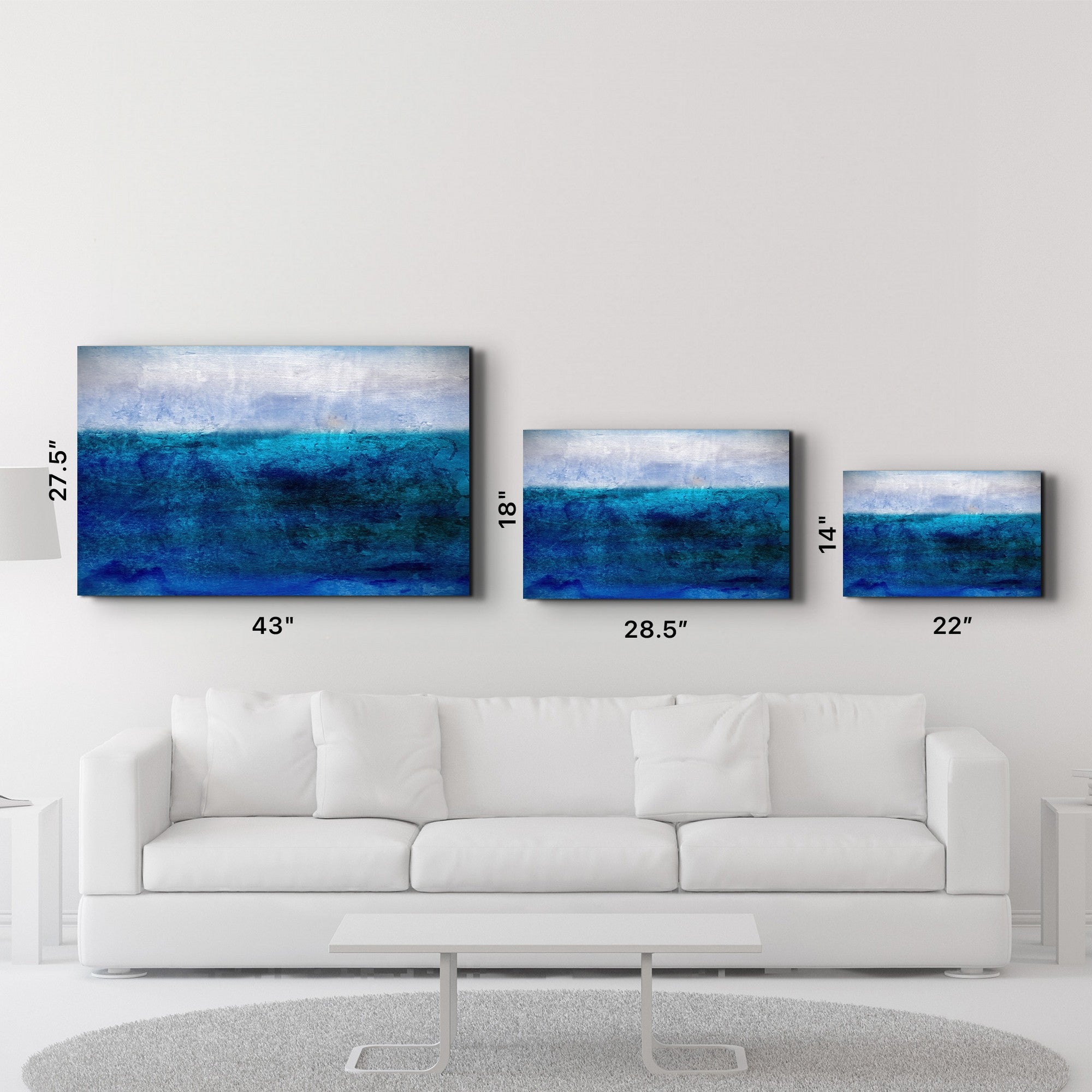 Quadro Decorativo em Vidro Temperado 35x55 cm, Multicolor, Impressão UV (4 mm) - CAM-3042