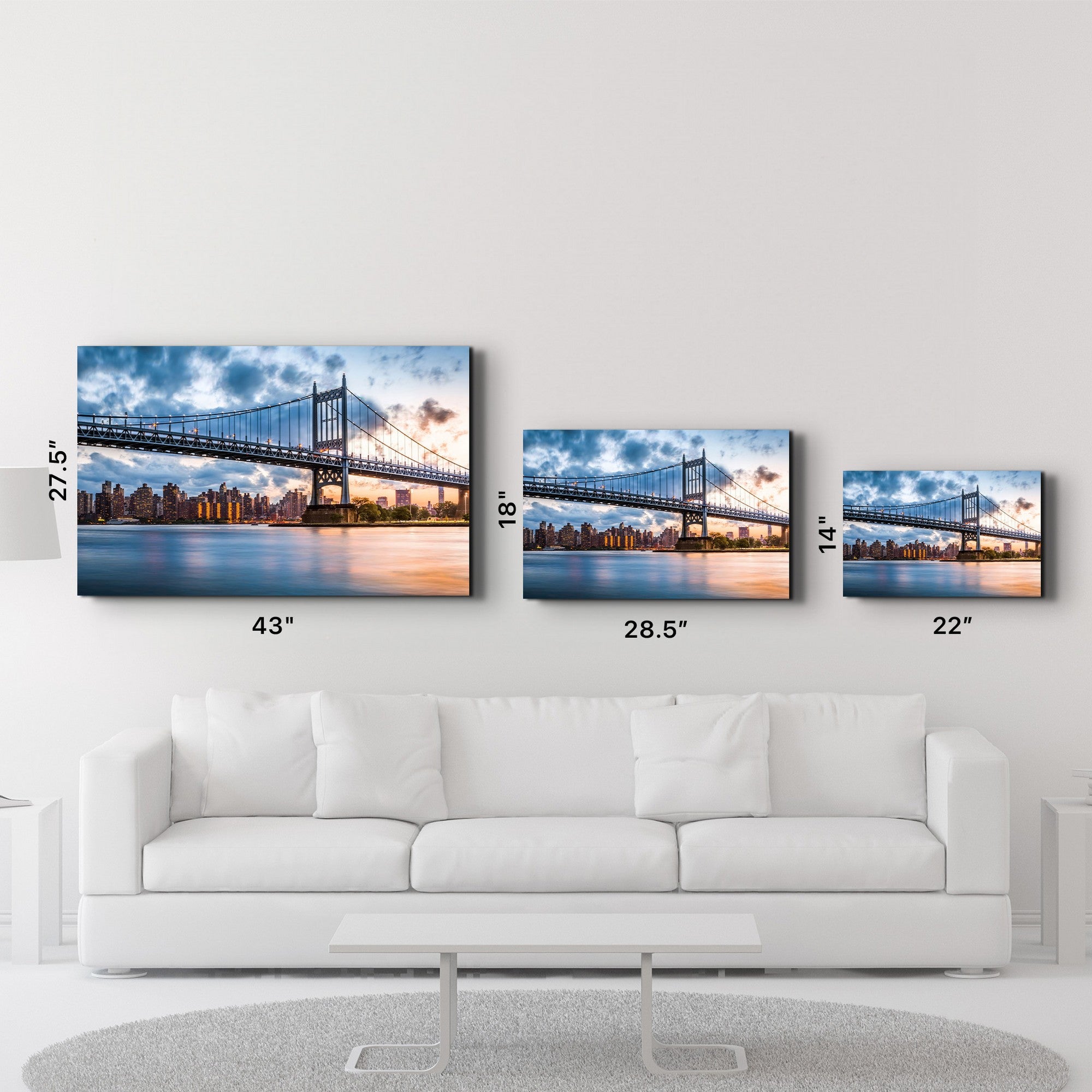 Quadro Decorativo em Vidro Temperado CAM-3044, 35 x 55 cm, Multicolor, Impressão UV, 4 mm