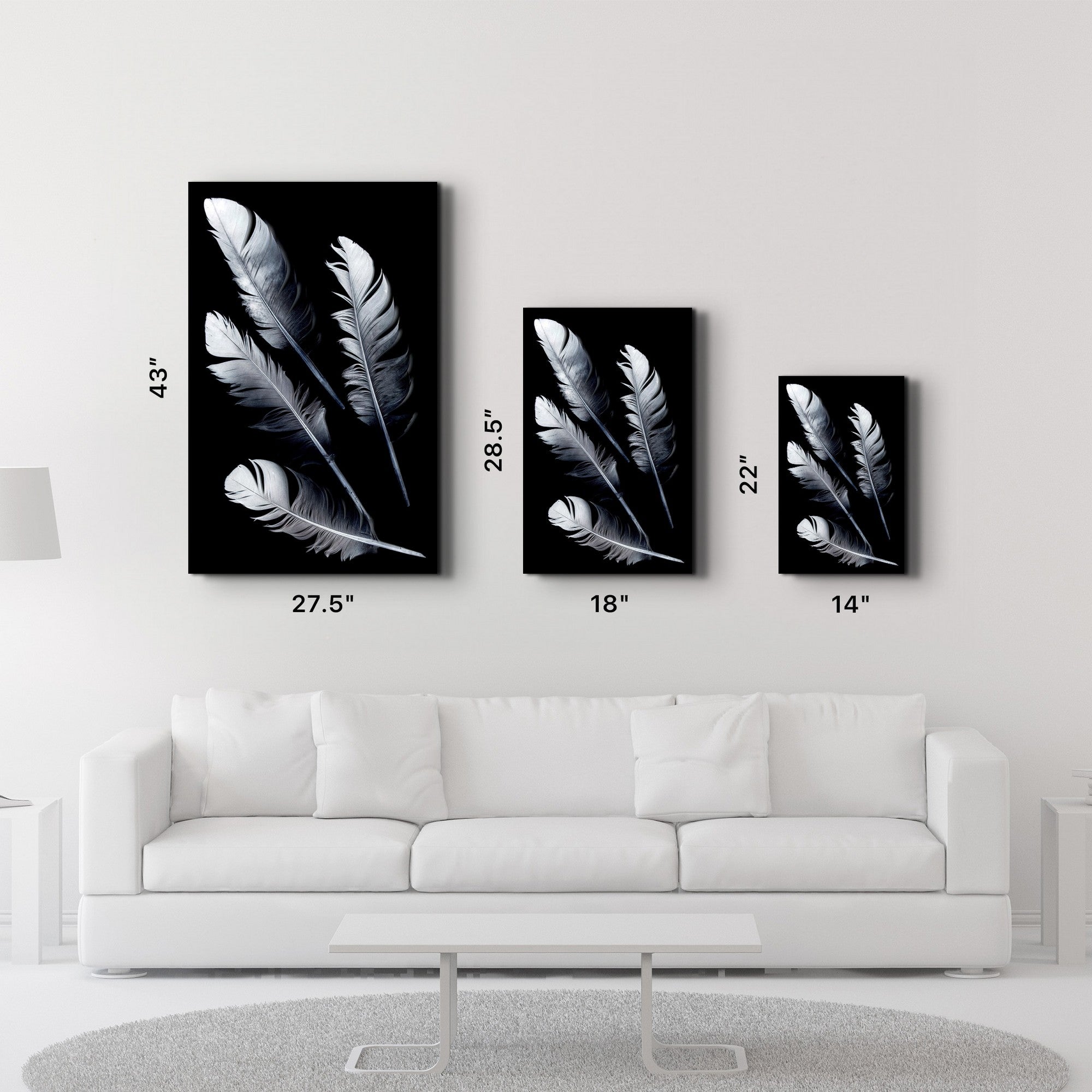 Quadro Decorativo em Vidro Temperado 35 x 55 cm Multicolorido – Impressão UV, 4 mm (CAM-3045)