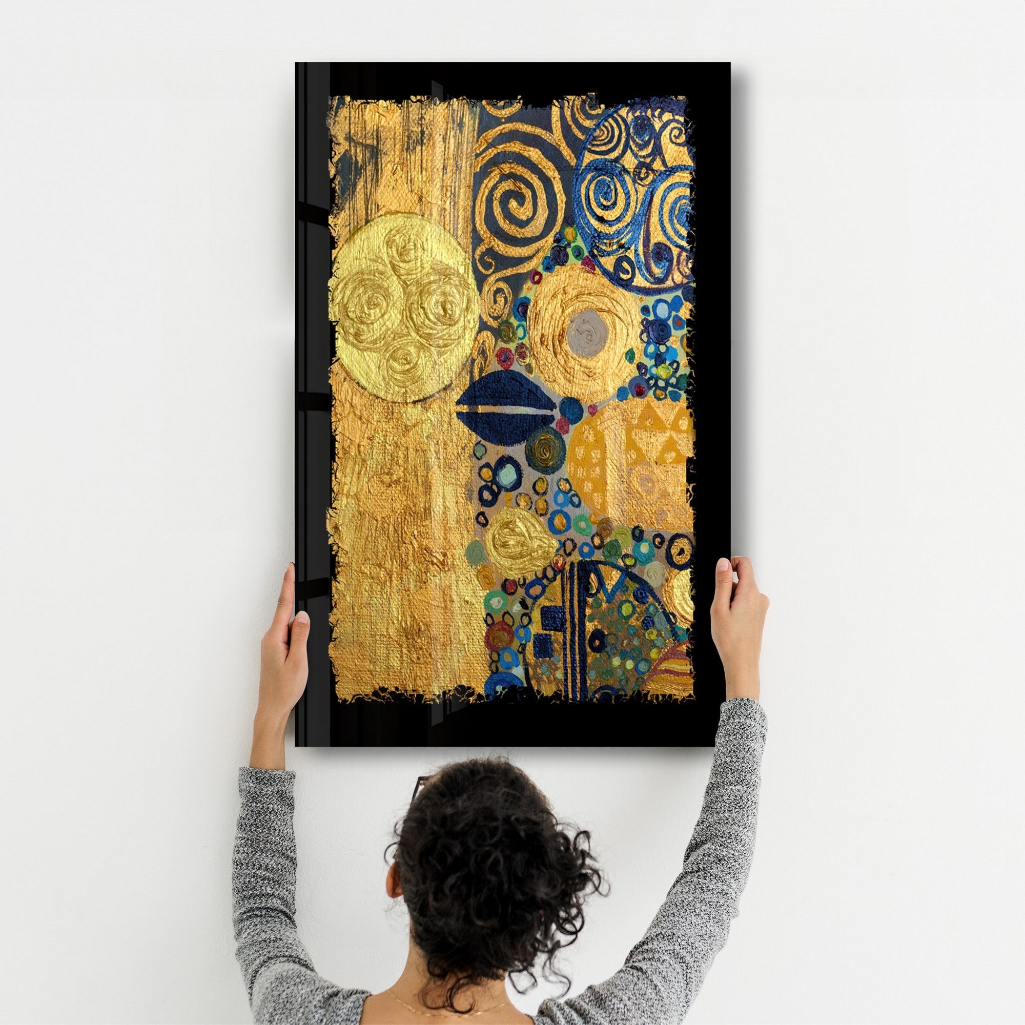 Quadro Decorativo em Vidro Temperado 35x55 cm Multicolor (Impressão UV, 4 mm) – CAM-3054