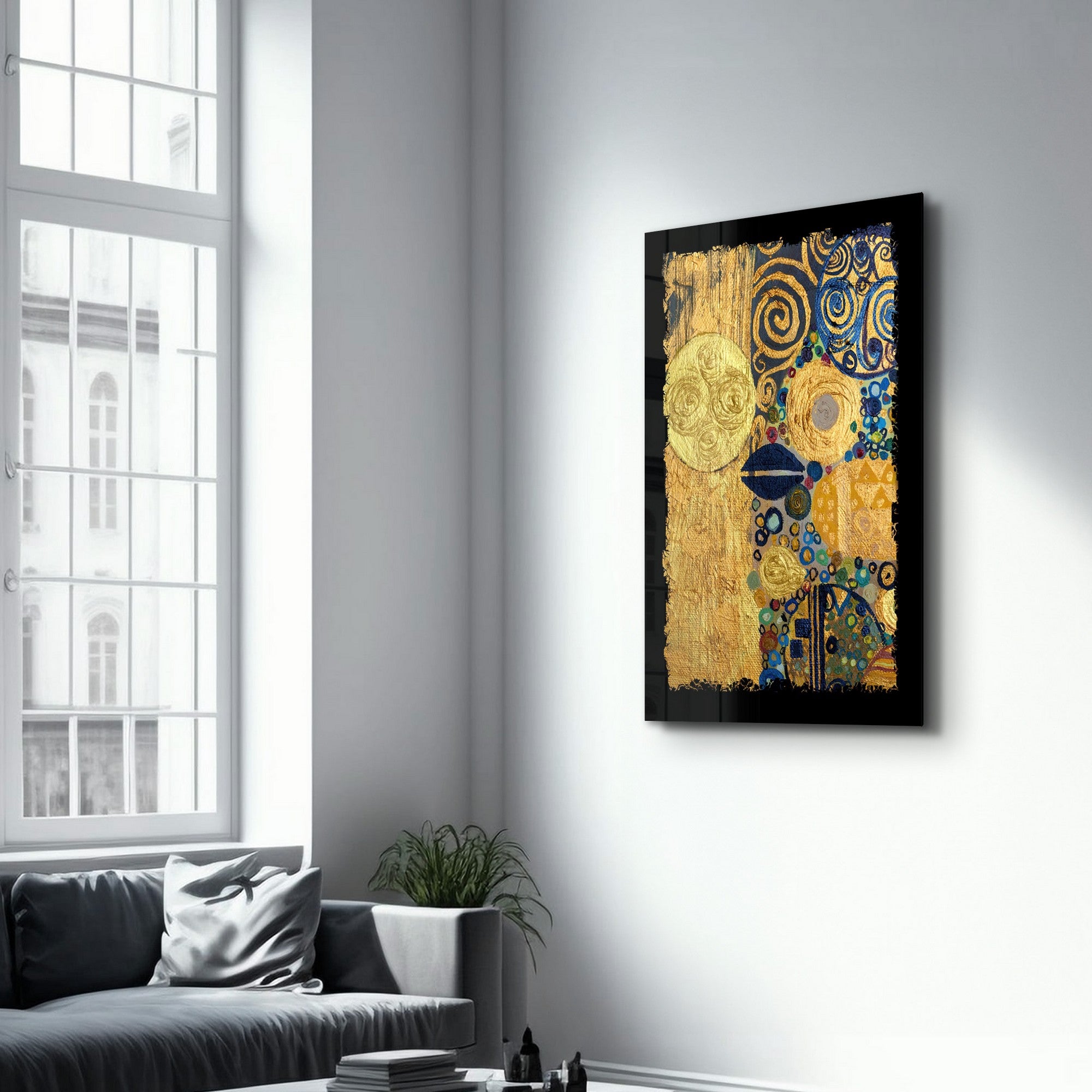 Quadro Decorativo em Vidro Temperado 35x55 cm Multicolor (Impressão UV, 4 mm) – CAM-3054