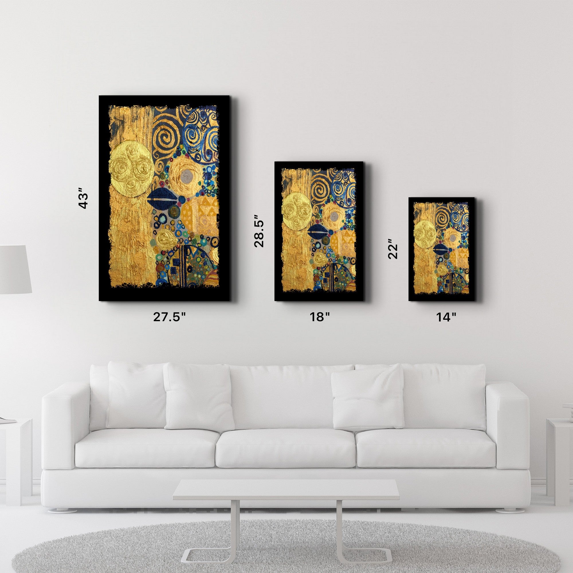 Quadro Decorativo em Vidro Temperado 35x55 cm Multicolor (Impressão UV, 4 mm) – CAM-3054