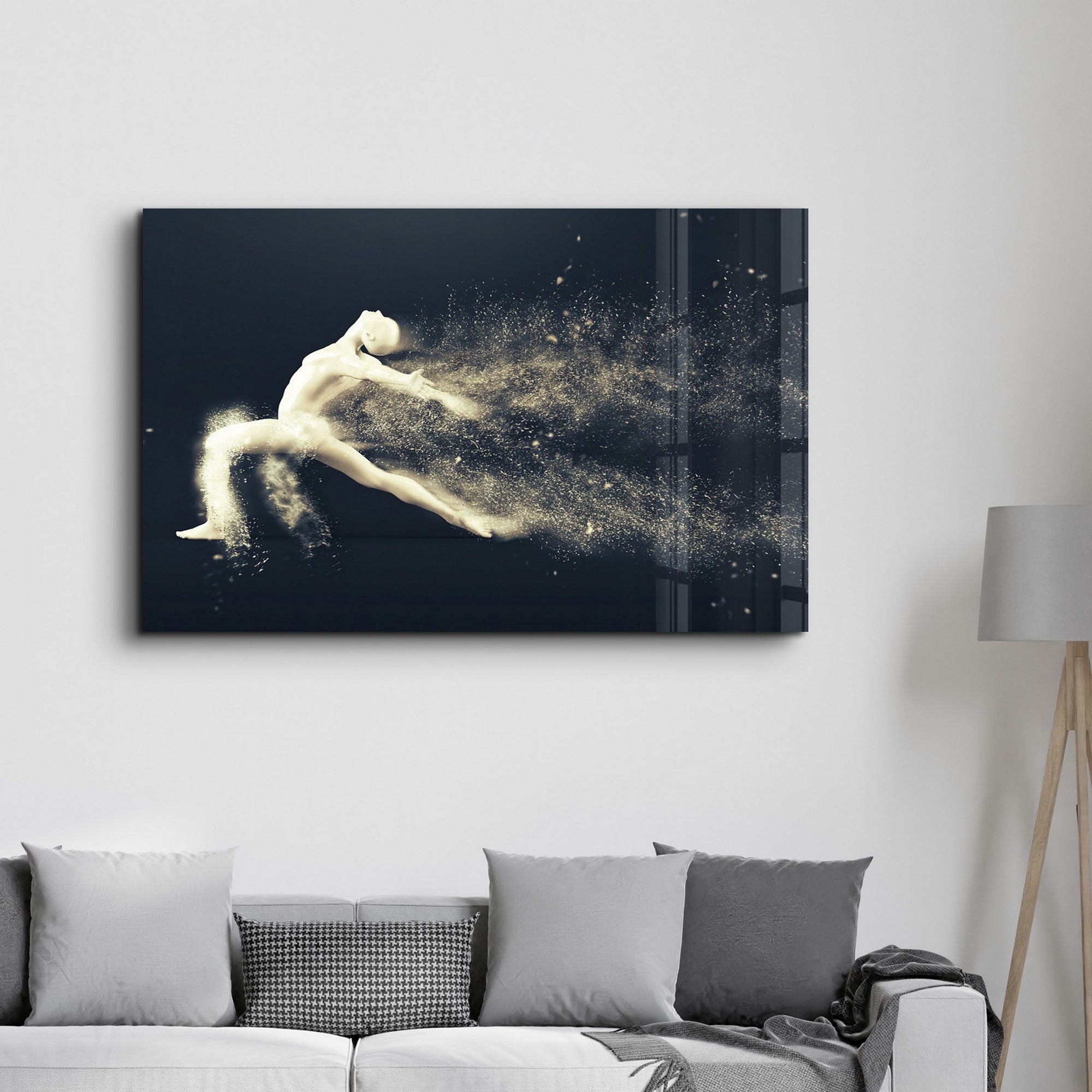 Quadro Decorativo em Vidro Temperado 35 x 55 cm (4 mm) CAM-3078, Multicolor, Impressão UV