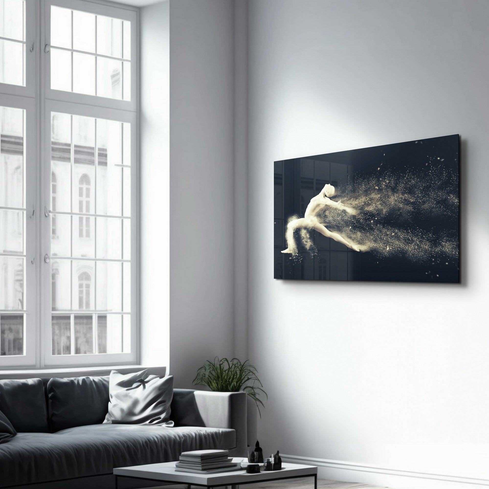 Quadro Decorativo em Vidro Temperado 35 x 55 cm (4 mm) CAM-3078, Multicolor, Impressão UV