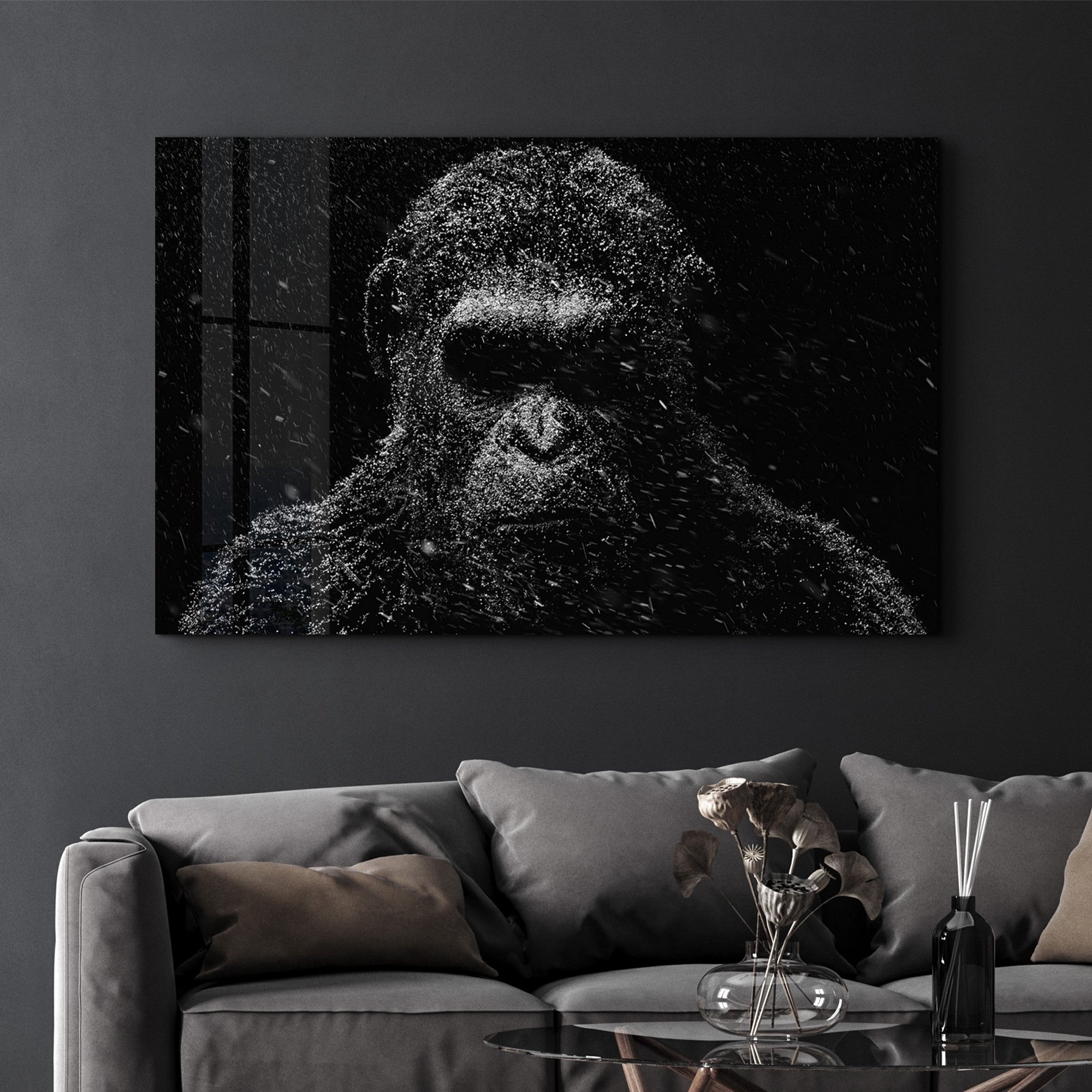 Quadro Decorativo em Vidro Temperado 4 mm (35 x 55 cm), Multicolor – Impressão UV | CAM-3084