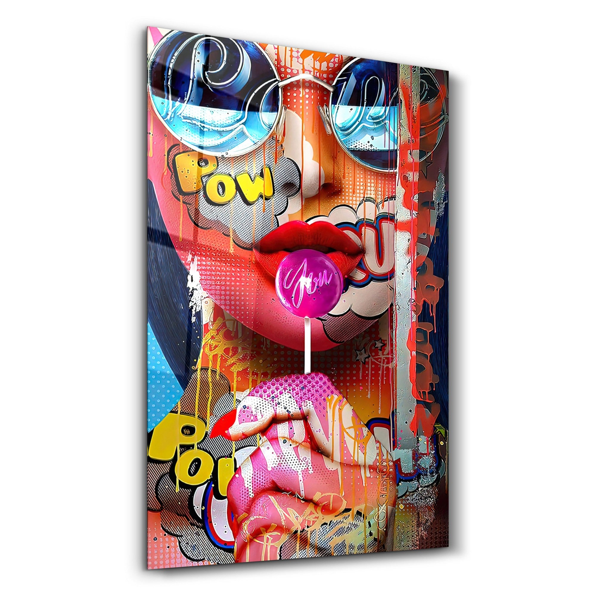 Quadro Decorativo em Vidro Temperado Multicolor 35 x 55 cm (4 mm), Impressão UV – CAM-3089