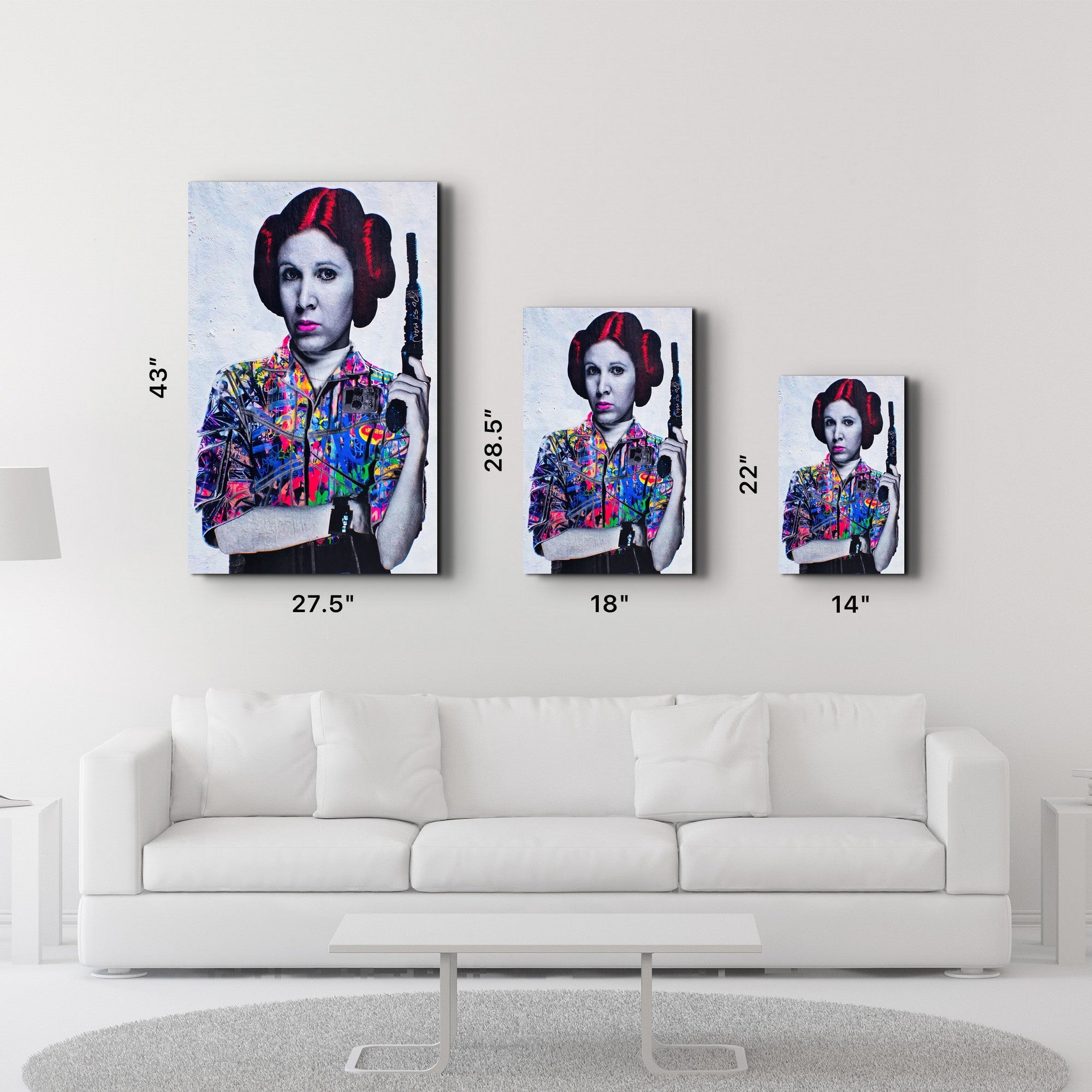 Quadro Decorativo em Vidro Temperado 100% (4 mm), 35 x 55 cm, Multicolor, Impressão UV – CAM-3095 | Ref. 672BRS1926