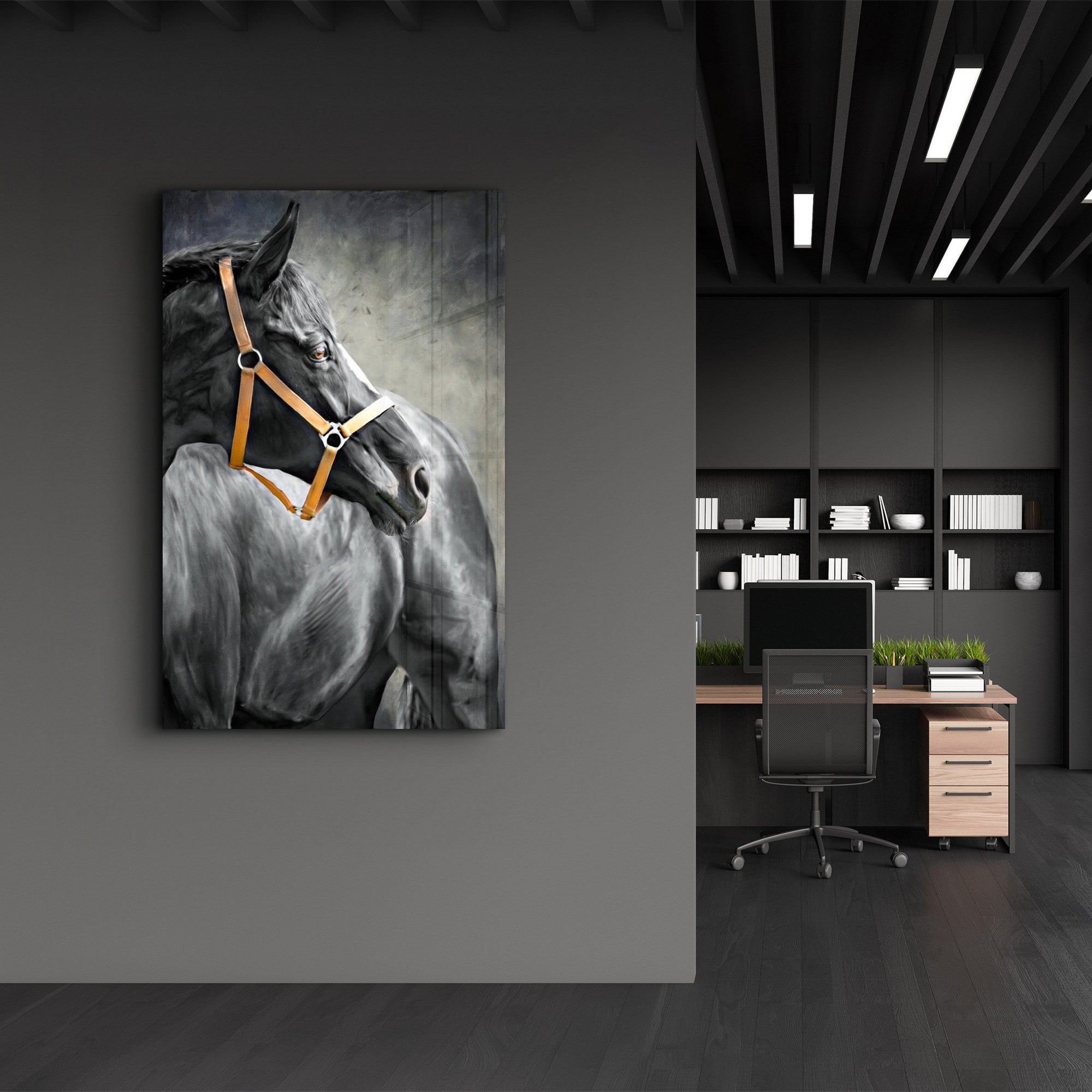 Quadro Decorativo em Vidro Temperado CAM-4000 (35 x 55 cm) – Multicolor, Impressão UV, Vidro 4 mm