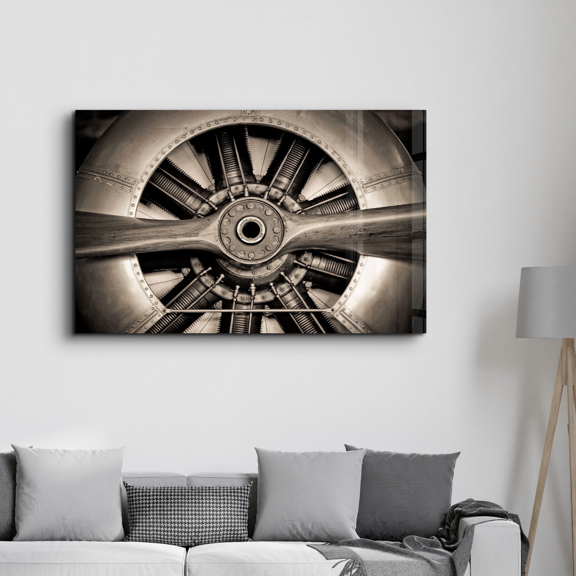 Quadro Decorativo em Vidro Temperado 4 mm CAM-4009, Multicolor, 35 x 55 cm, Impressão UV