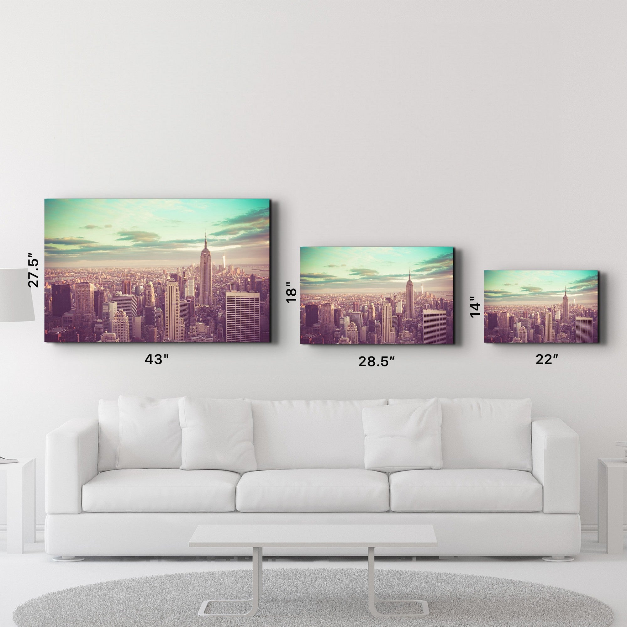 Quadro Decorativo em Vidro Temperado 35 x 55 cm Multicolor CAM-4011 – Impressão UV, 4 mm