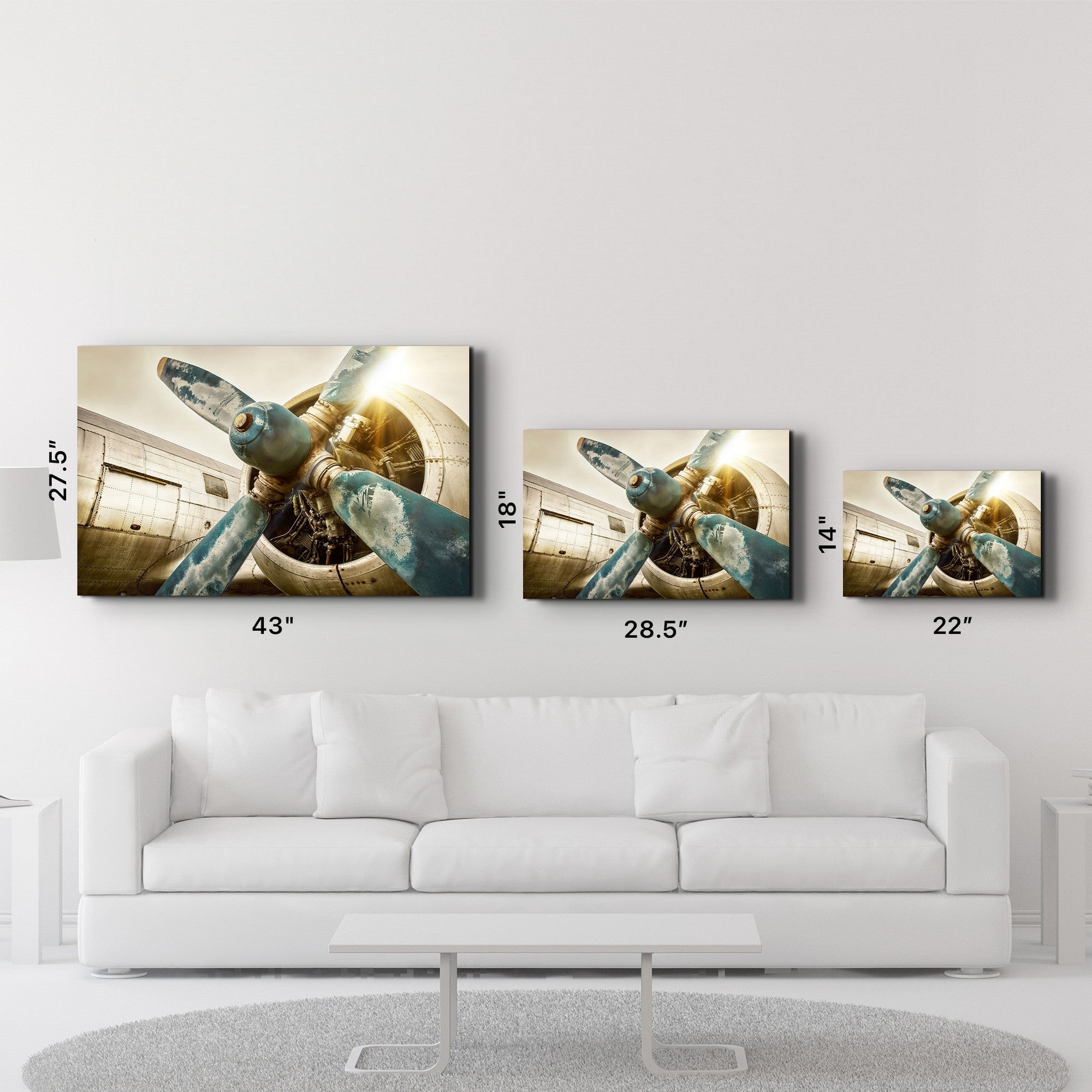 Quadro Decorativo em Vidro Temperado CAM-4012, Multicolor, 35 x 55 cm, 4 mm, Impressão UV