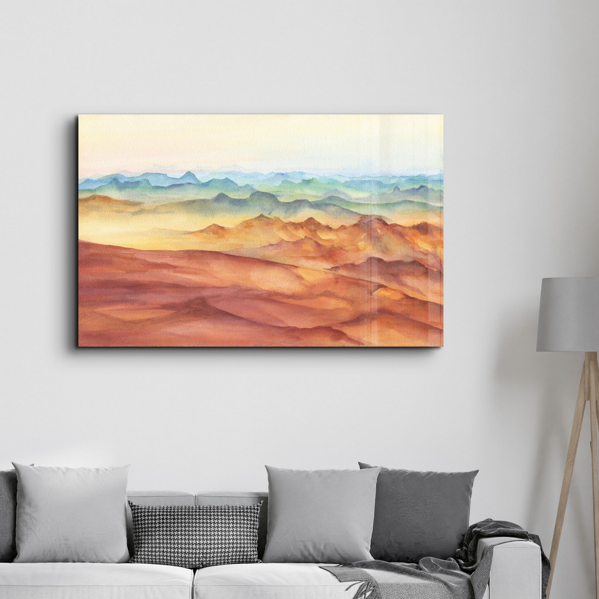 Quadro Decorativo em Vidro Temperado CAM-4015, 35 x 55 cm, Multicolor, Impressão UV, 4 mm