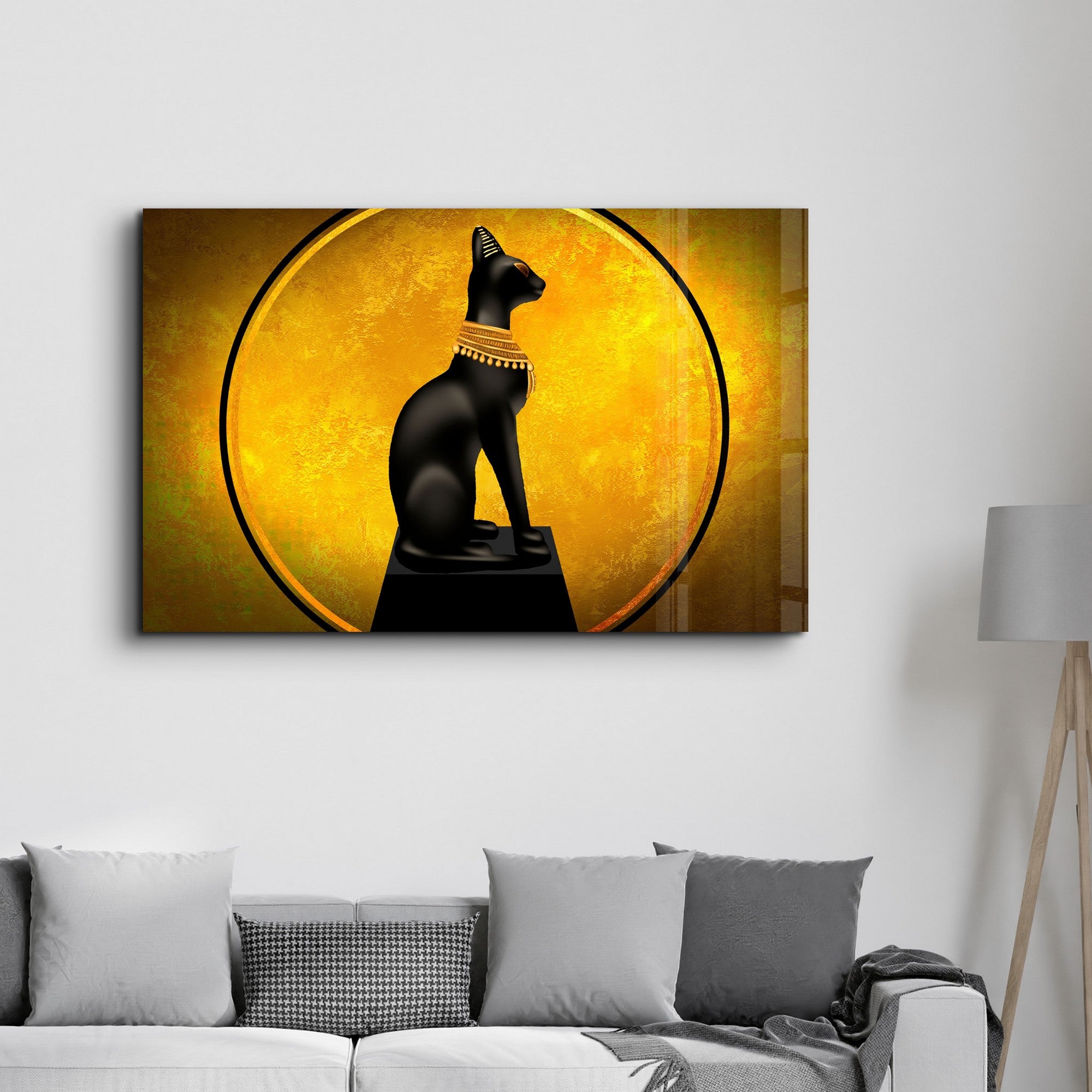 Quadro Decorativo em Vidro Temperado CAM-4021, 35x55 cm, Multicolor, Impressão UV (4 mm)