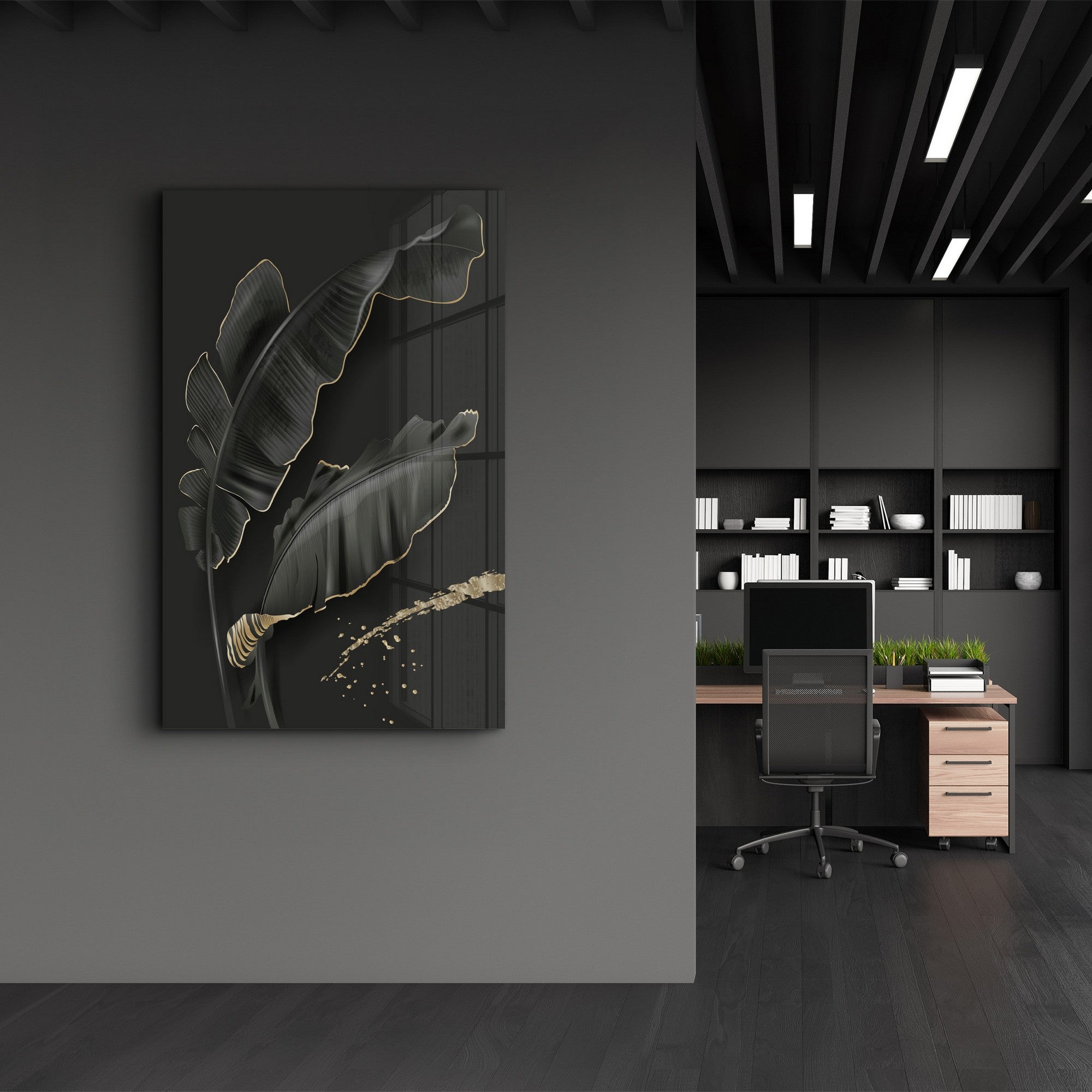 Quadro Decorativo em Vidro Temperado CAM-4026 35x55 cm Multicolor com Impressão UV (4 mm)