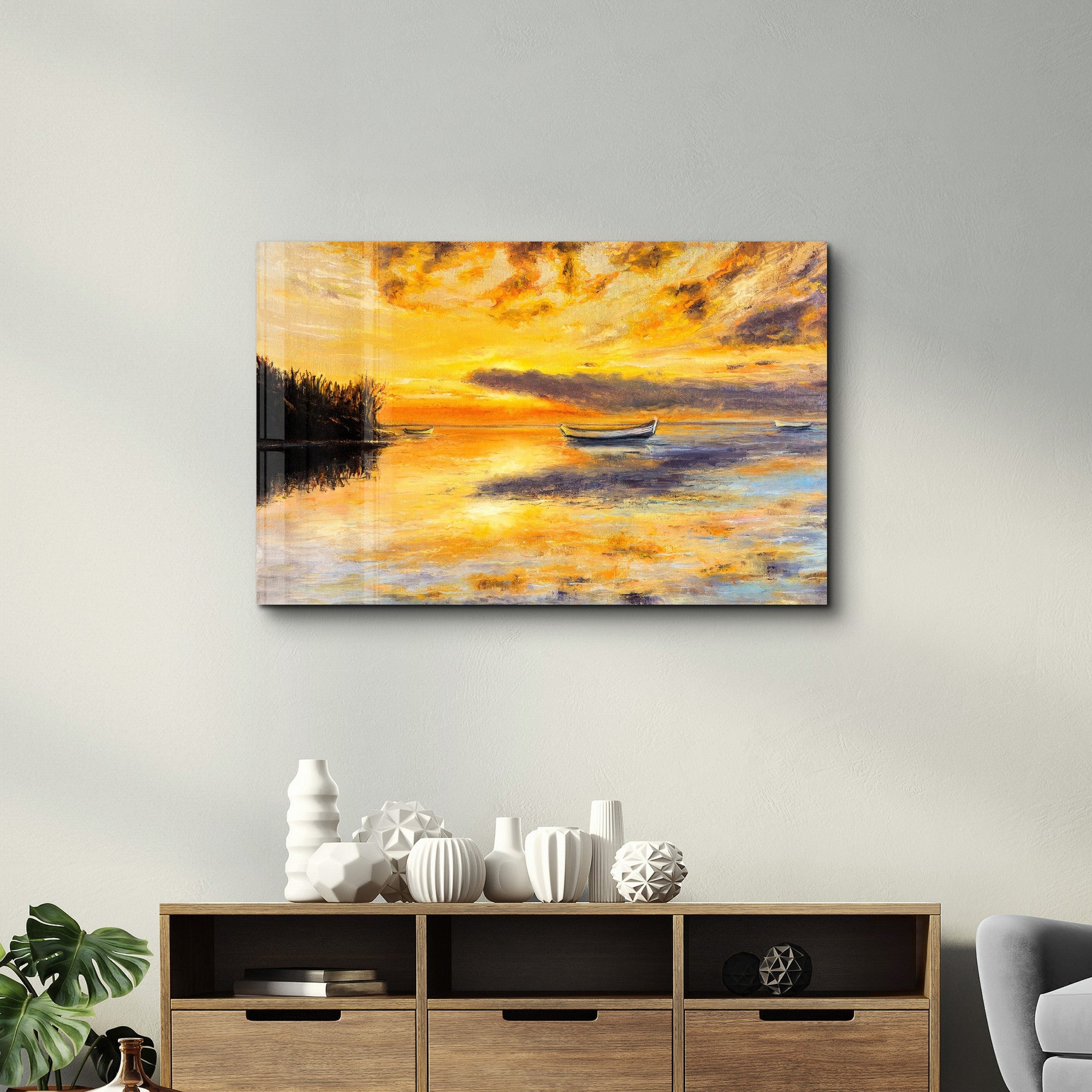 Quadro Decorativo em Vidro Temperado 35 x 55 cm Multicolor – CAM-4029 (Impressão UV, 4 mm)