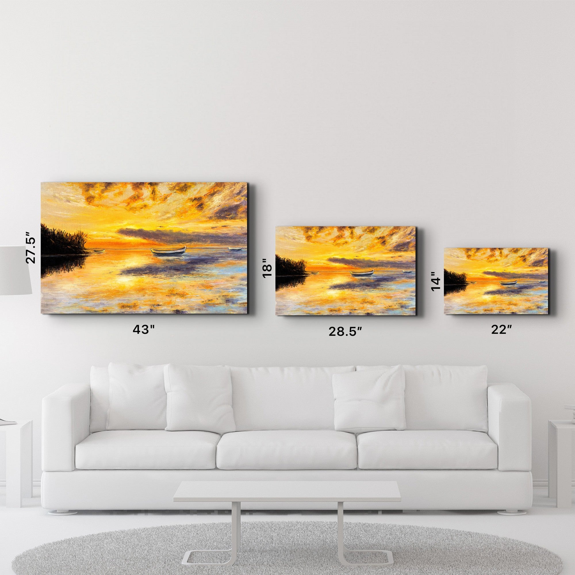 Quadro Decorativo em Vidro Temperado 35 x 55 cm Multicolor – CAM-4029 (Impressão UV, 4 mm)