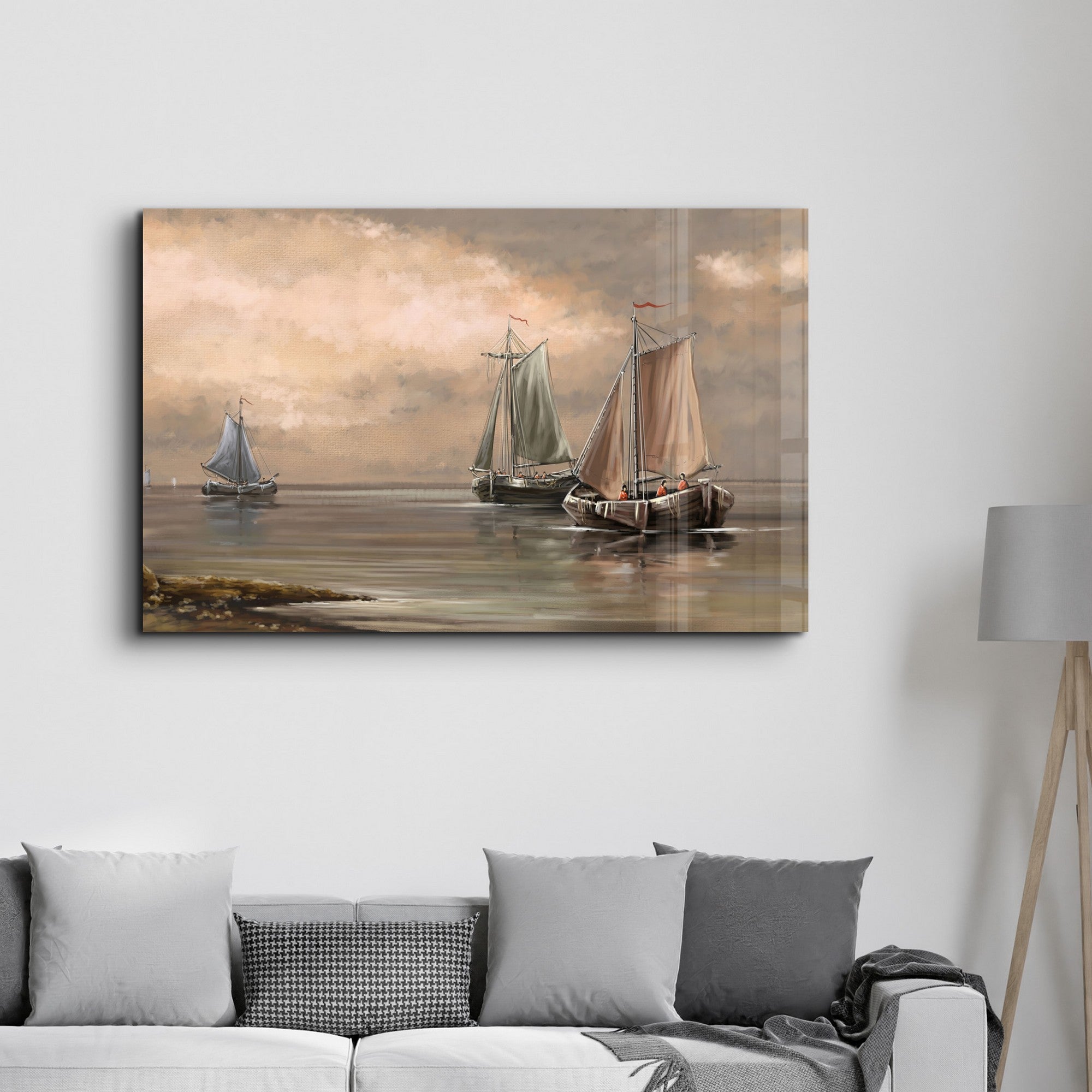 Quadro Decorativo em Vidro Temperado 35x55 cm (4 mm), Impressão UV, Multicolor – CAM-4049