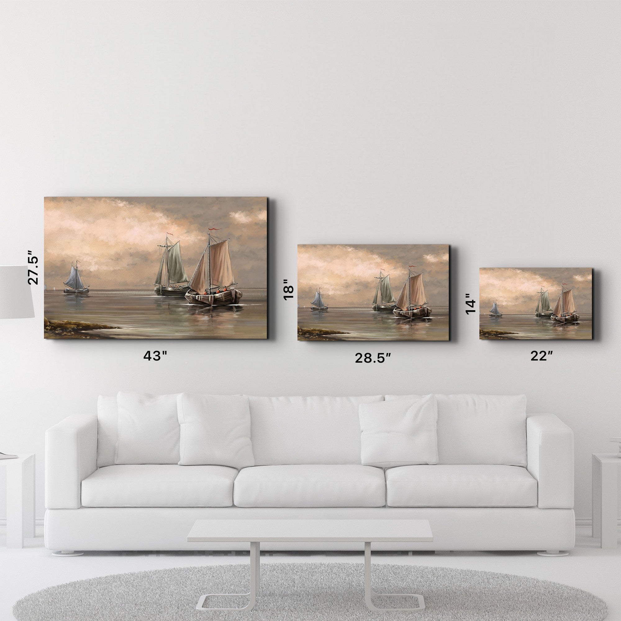 Quadro Decorativo em Vidro Temperado 35x55 cm (4 mm), Impressão UV, Multicolor – CAM-4049