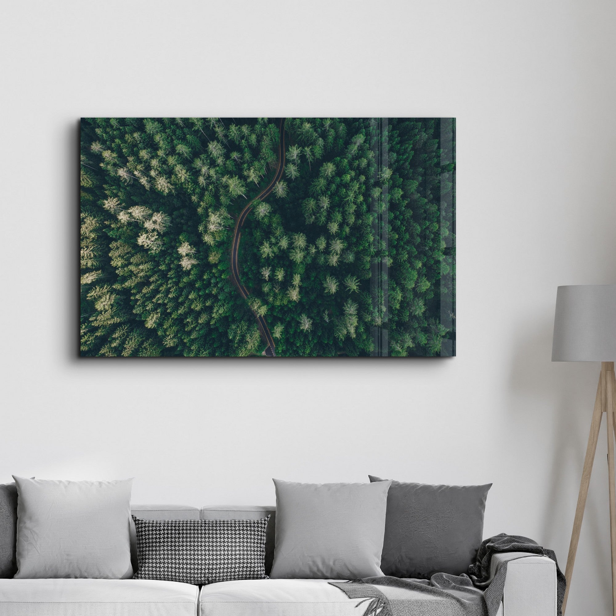 Quadro Decorativo em Vidro Temperado CAM-4055, 35 x 55 cm, Multicolor, Impressão UV (4 mm)