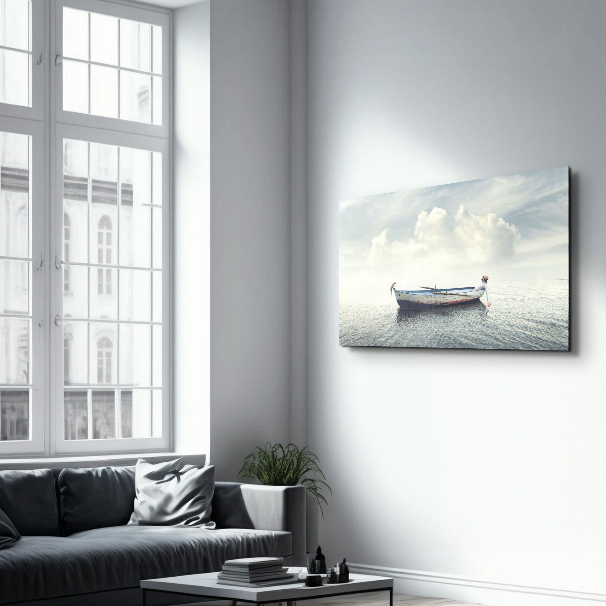 Quadro Decorativo em Vidro Temperado CAM-4056, 35 x 55 cm, Multicolor, Impressão UV, 4 mm