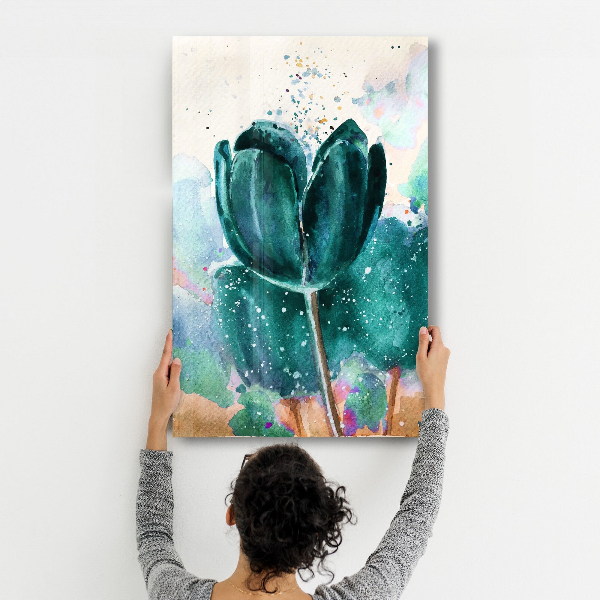 Quadro Decorativo em Vidro Temperado Multicolor 35x55 cm (4 mm, Impressão UV) | CAM-4067