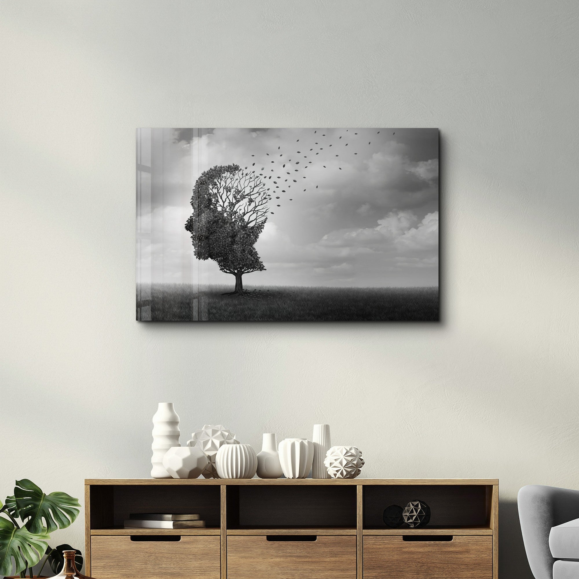 Quadro Decorativo em Vidro Temperado UV 35 x 55 cm, Multicolor – CAM-4068